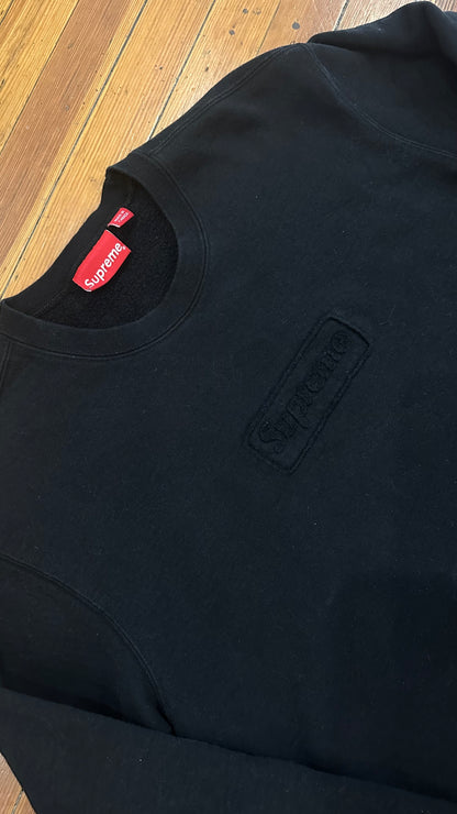 Supreme Crewneck Box Logo furry Black