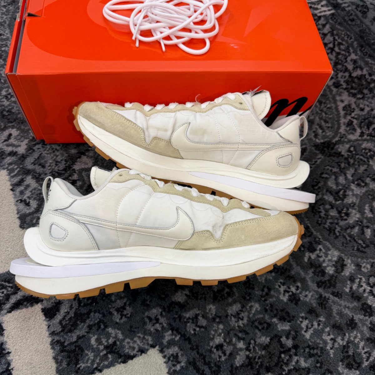 Nike Vaporwaffle sacai Sail Gum (Size 9.5) (Lightly Worn)