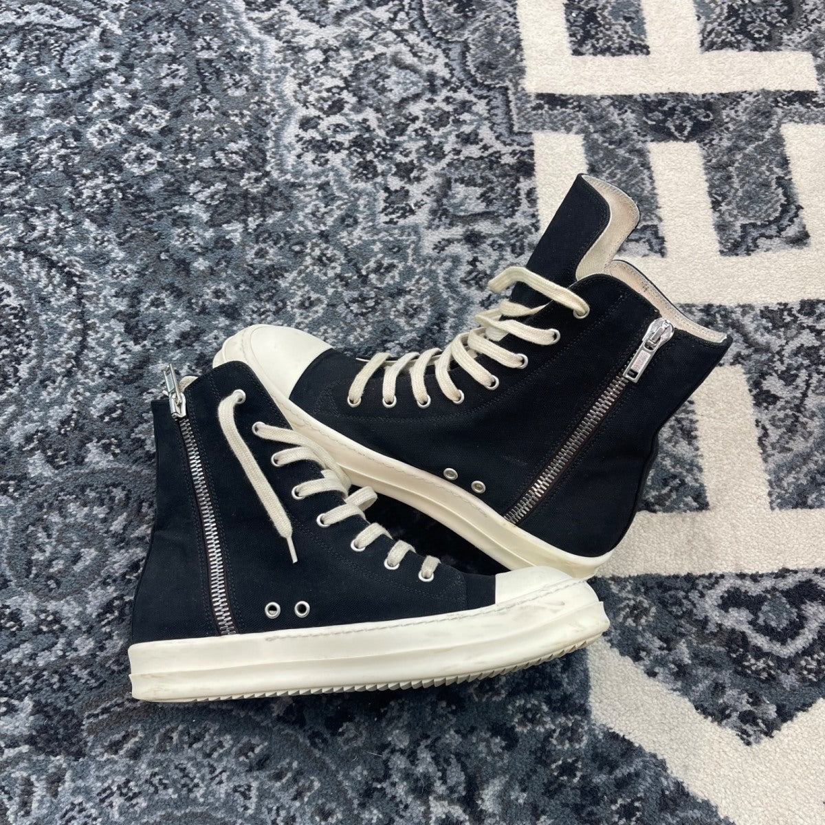 Rick Owens Hollywood DRKSHDW High 'Black Milk' - Image 2
