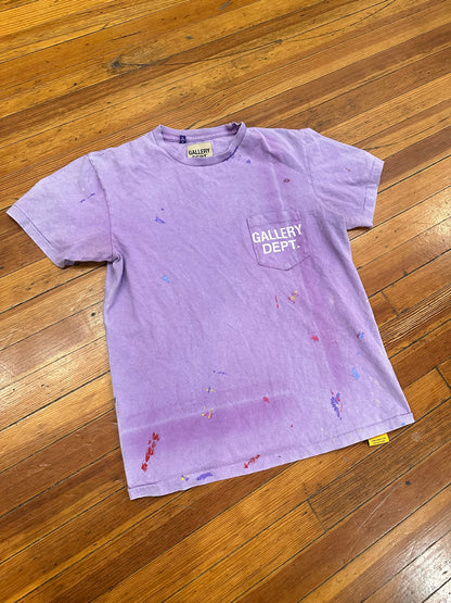 Gallery Dept Tee “Purple Paint Splatter”