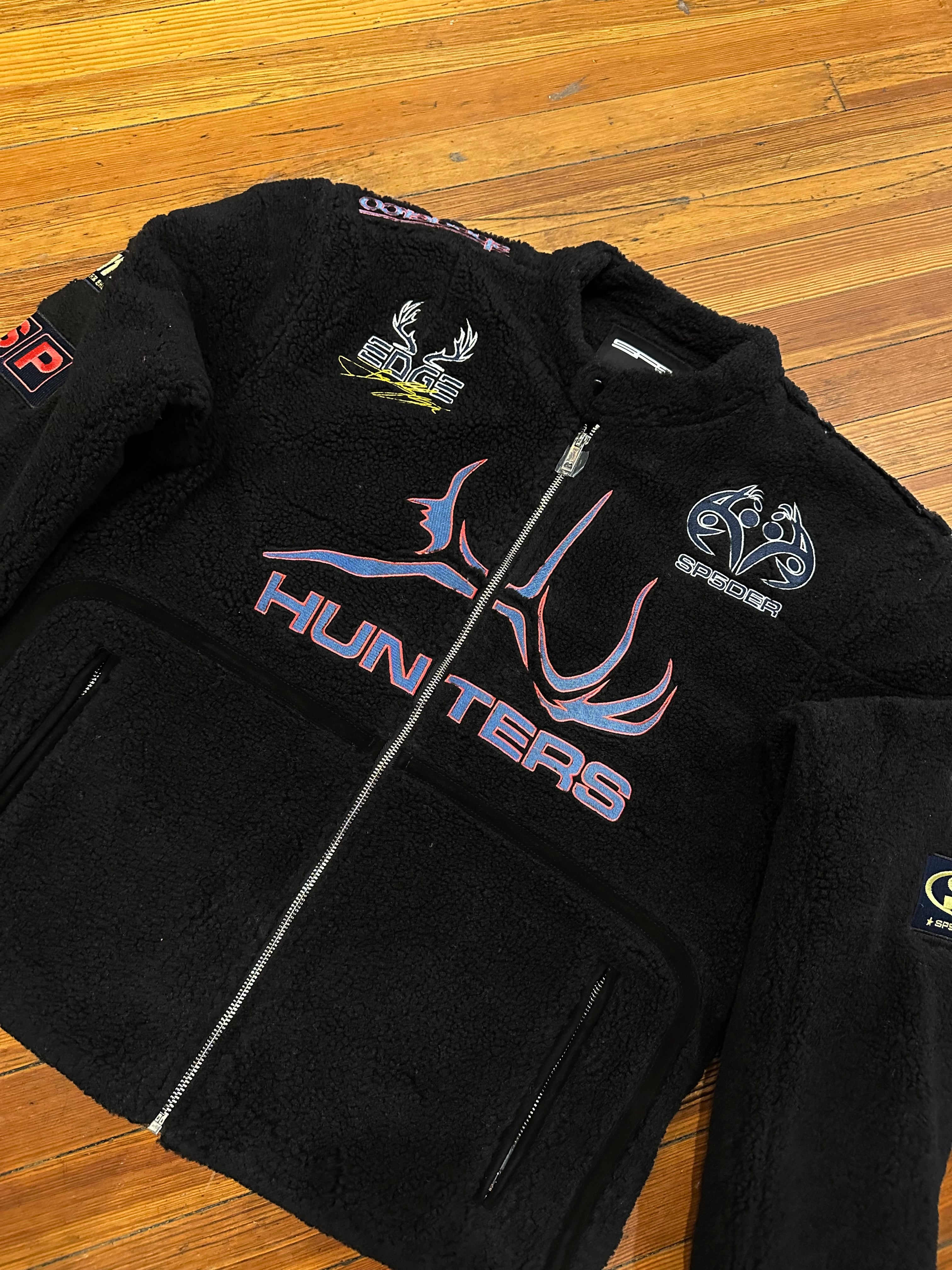 Sp5der Sherpa Hunter Moto Jacket “Black”