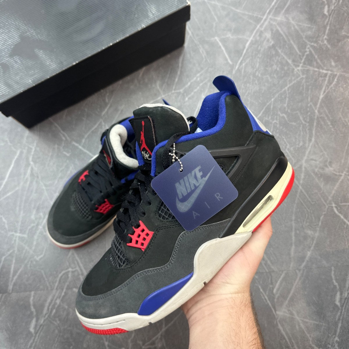 Jordan 4 Retro Rare Air (Gold Lettering) - Image 3