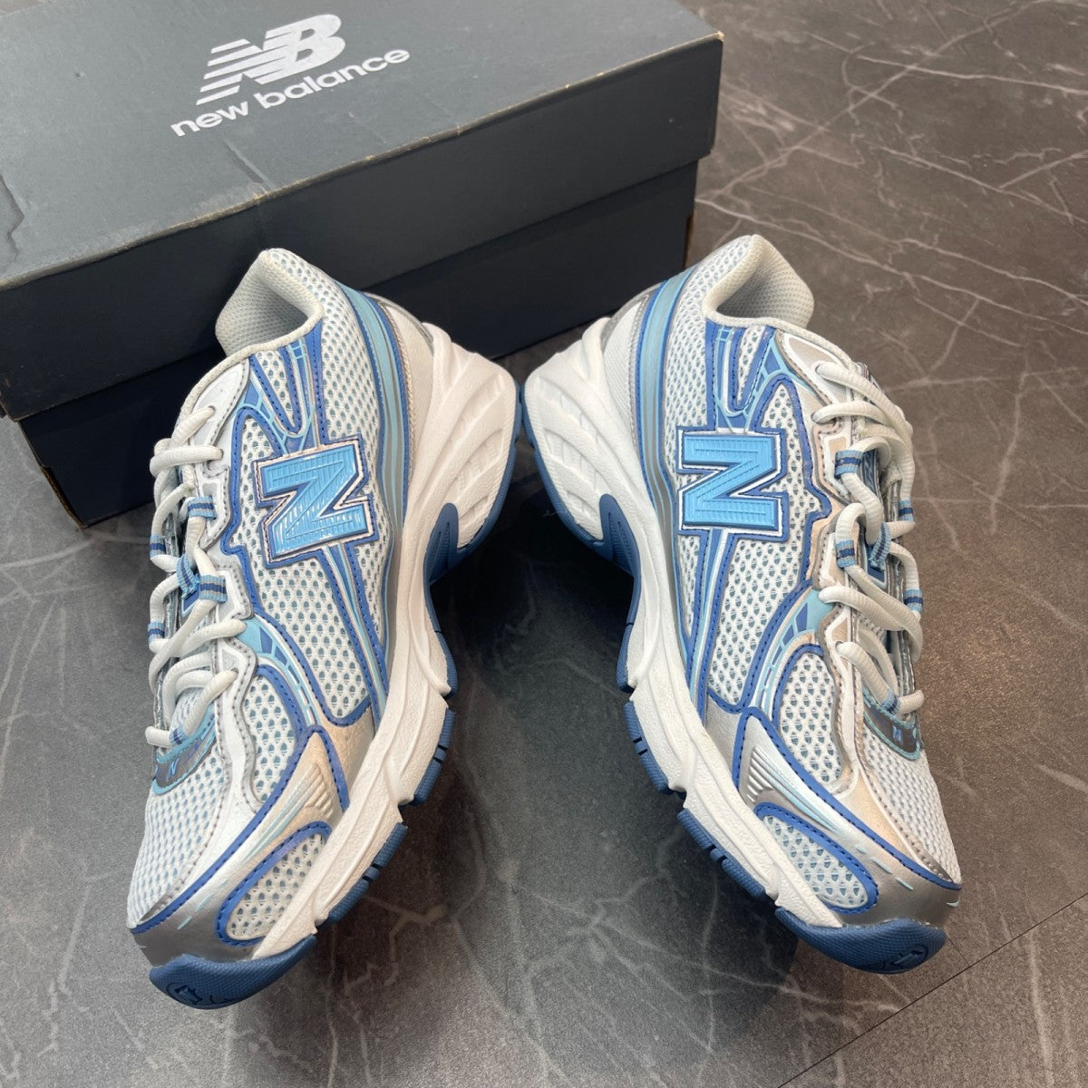 New Balance 740v2 Blue Agate White - Image 3