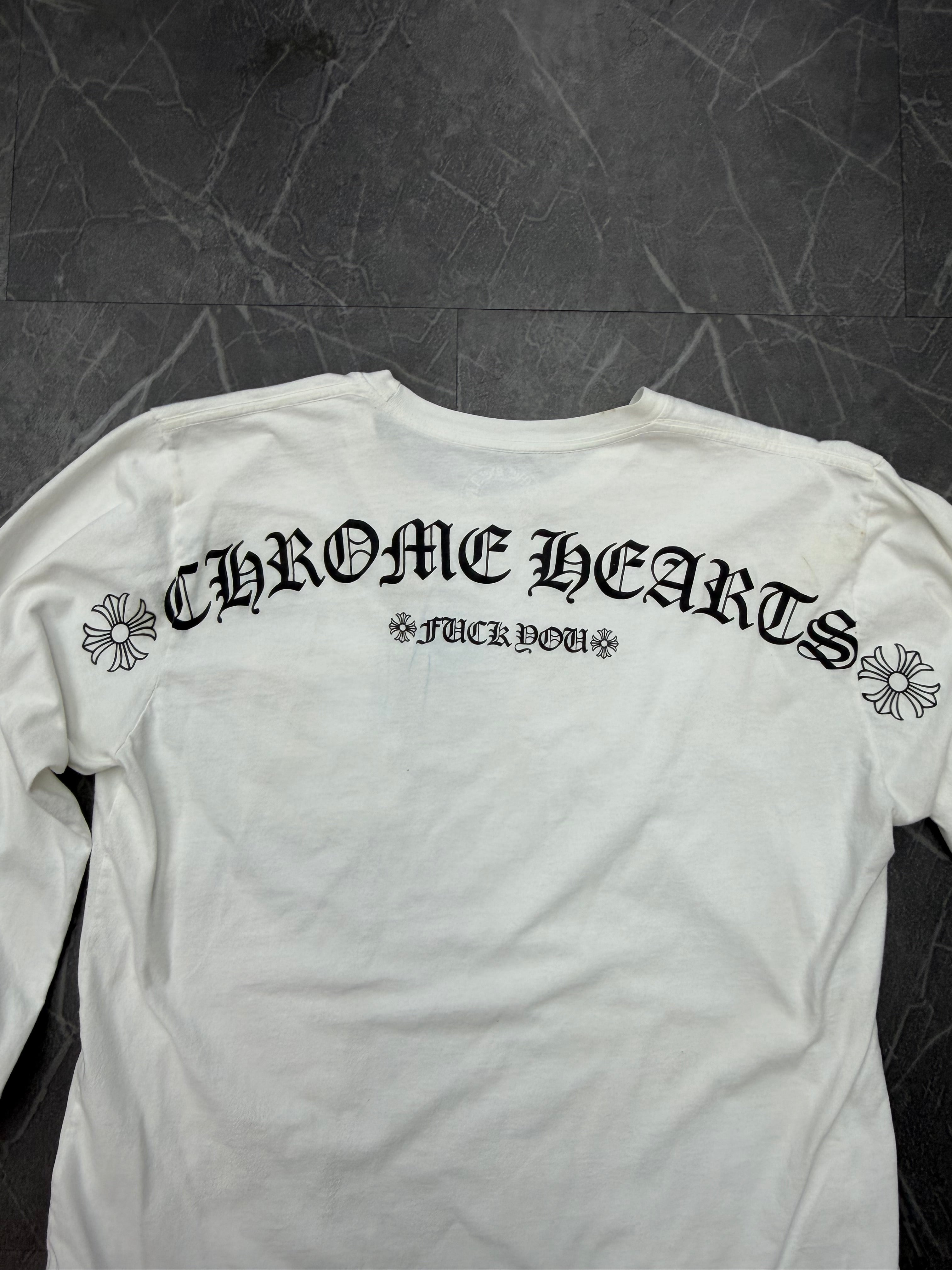Chrome Hearts Long Sleeve White “Fuck You”