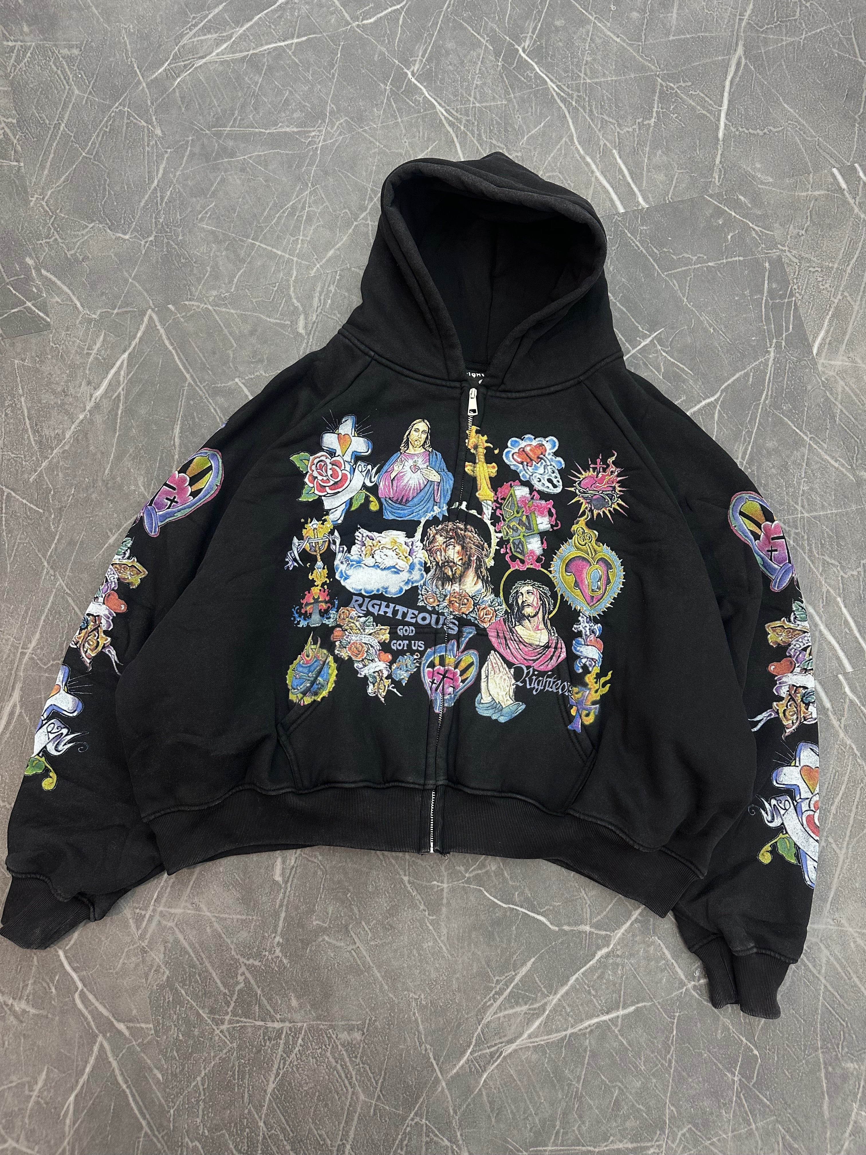 Righteous Zip Up “Black”