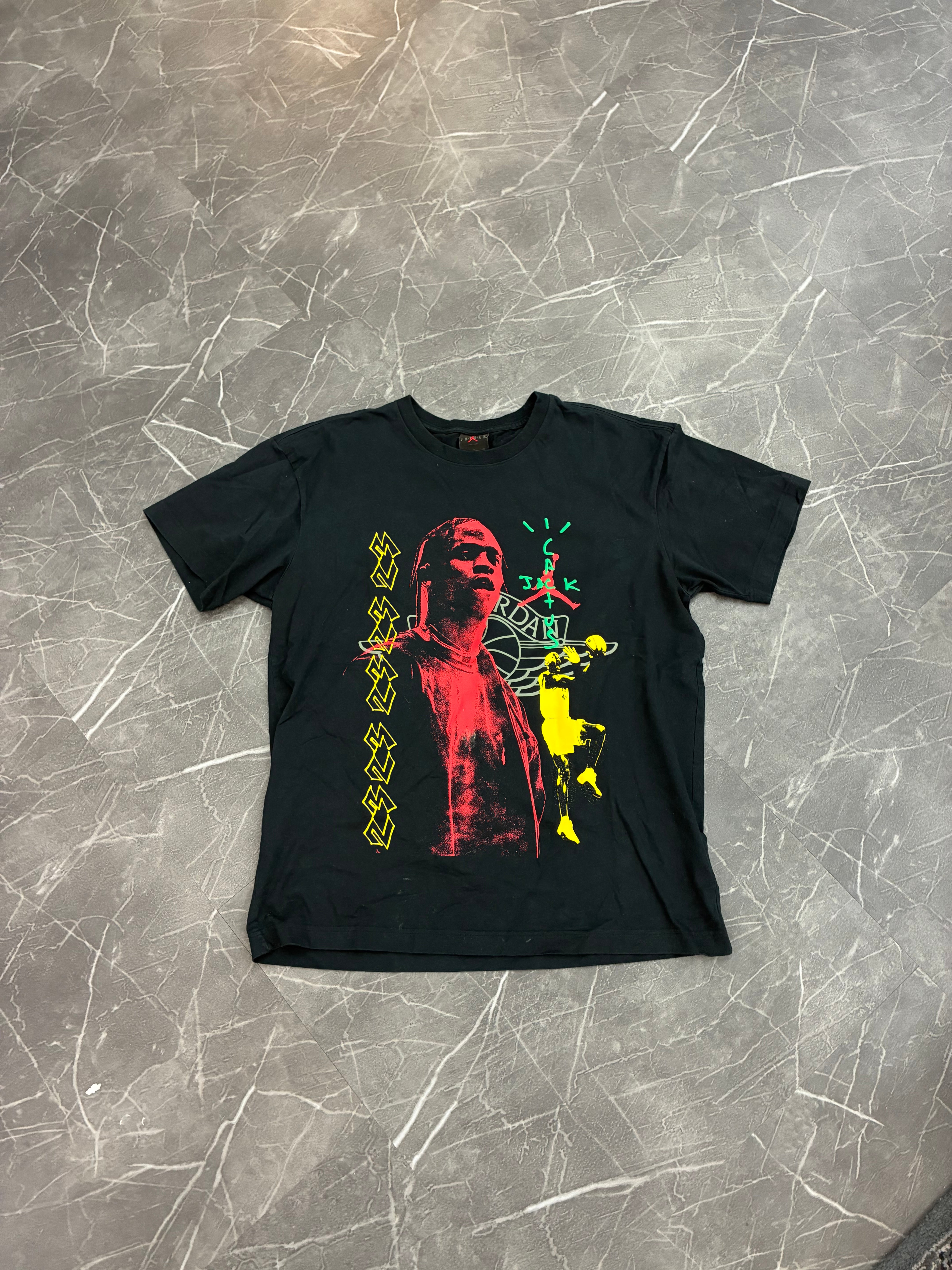 Travis Scott MJ 1 Tee “Black”