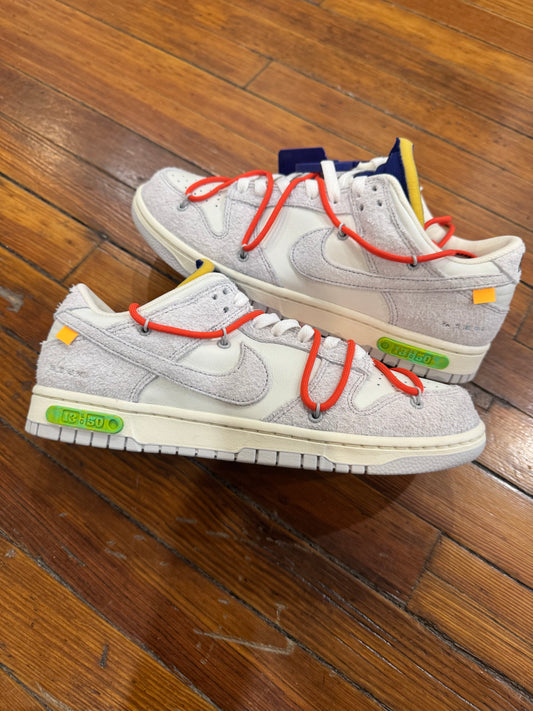 Off White Nike Dunk Low “Lot 13”