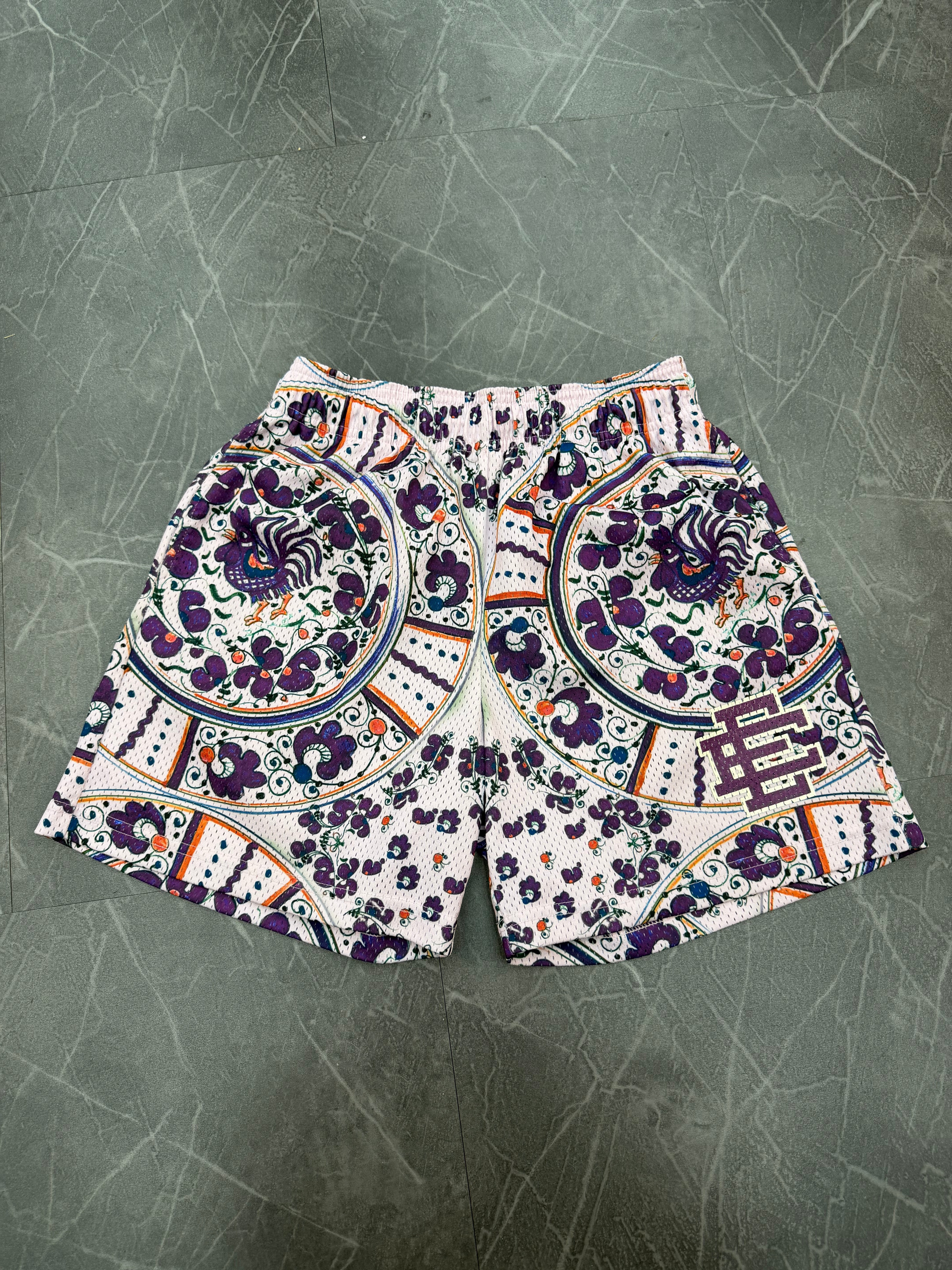 Eric Emanuel Shorts “Rooster Plates”