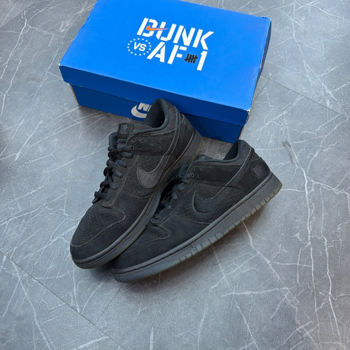 Nike Dunk Low SP Undefeated 5 On It Black (Size 11.5) (Lightly Worn)