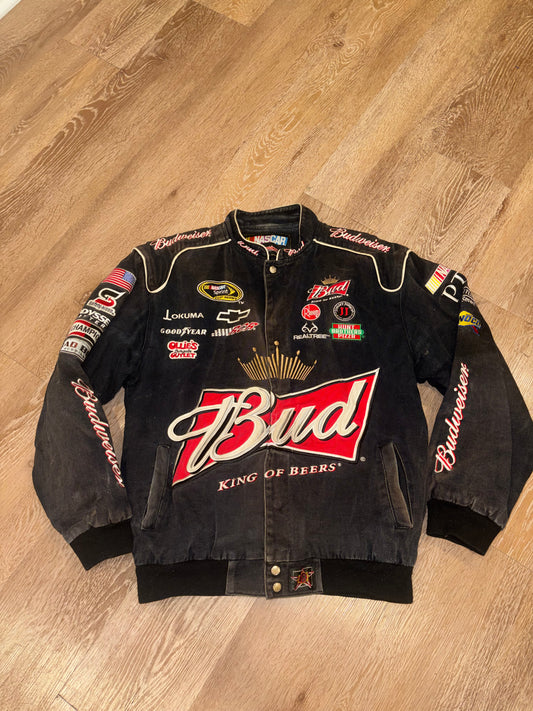 Black Budweiser Racing Jacket (M)