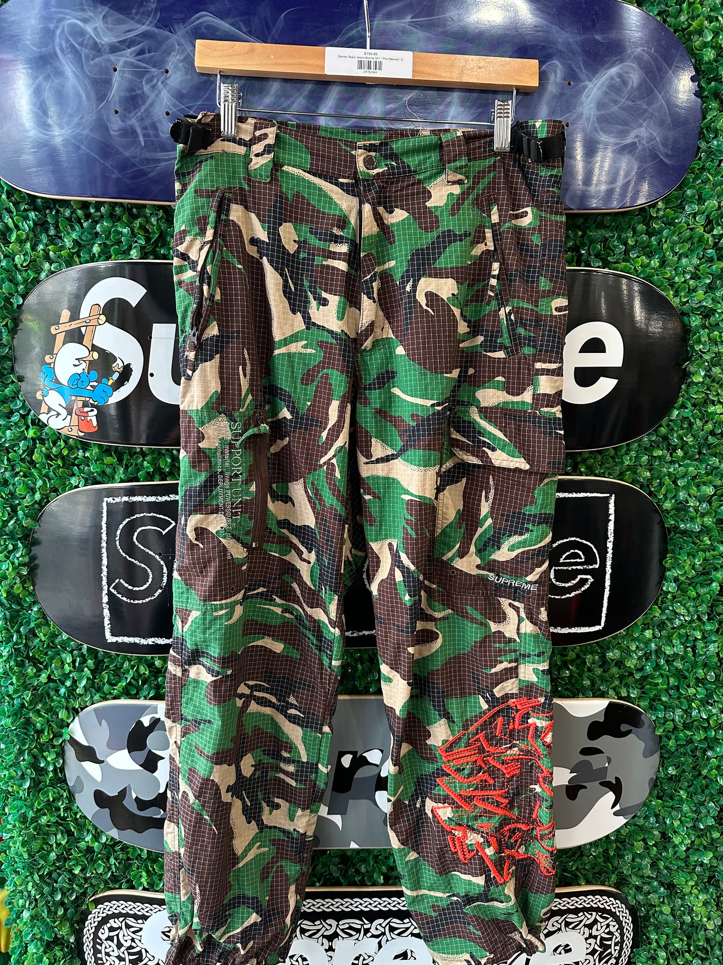 Supreme Support Unit Nylon Ripstop Pant Camo (30)