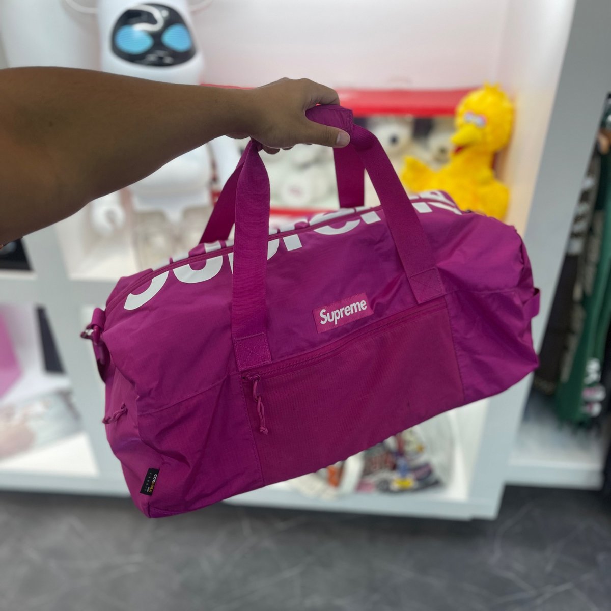 Supreme Duffle Bag Magenta (Size OS)