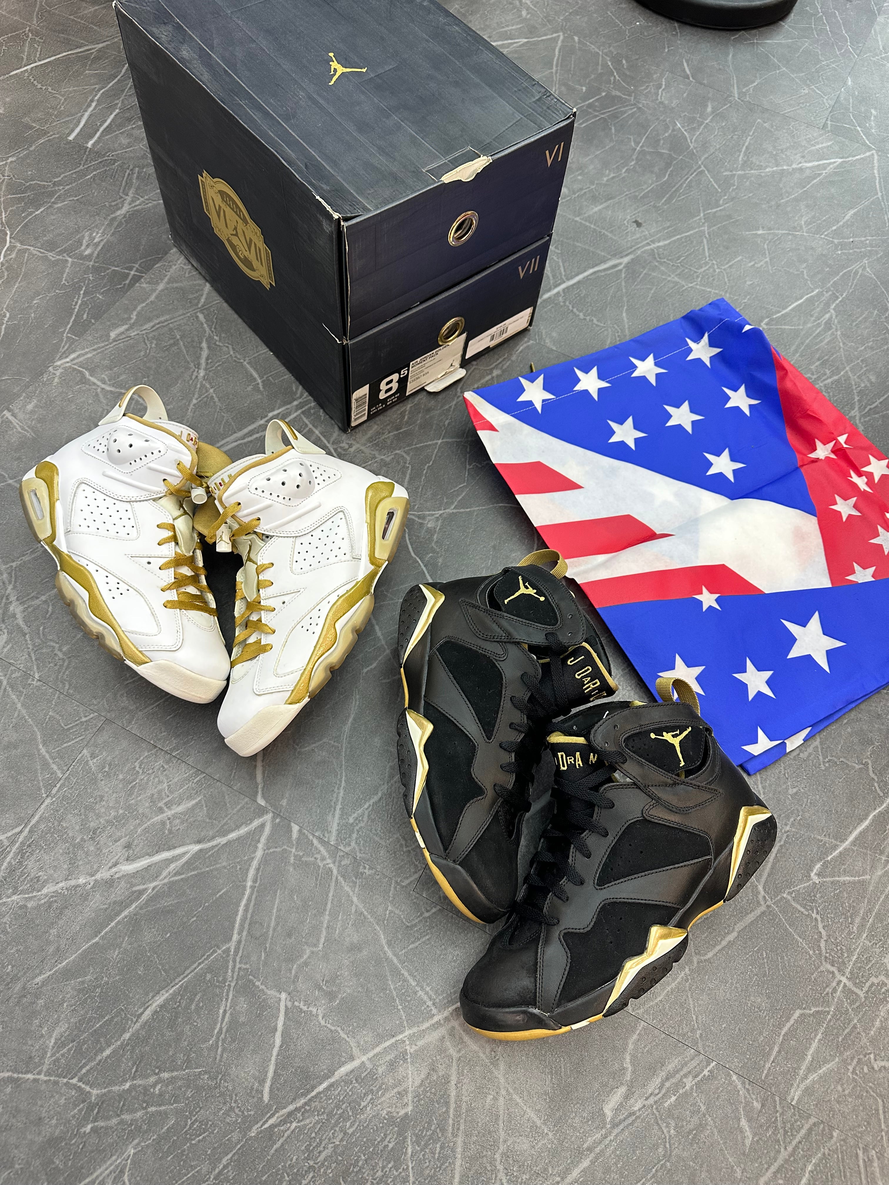 Jordan 6/7 Golden Moments Pack