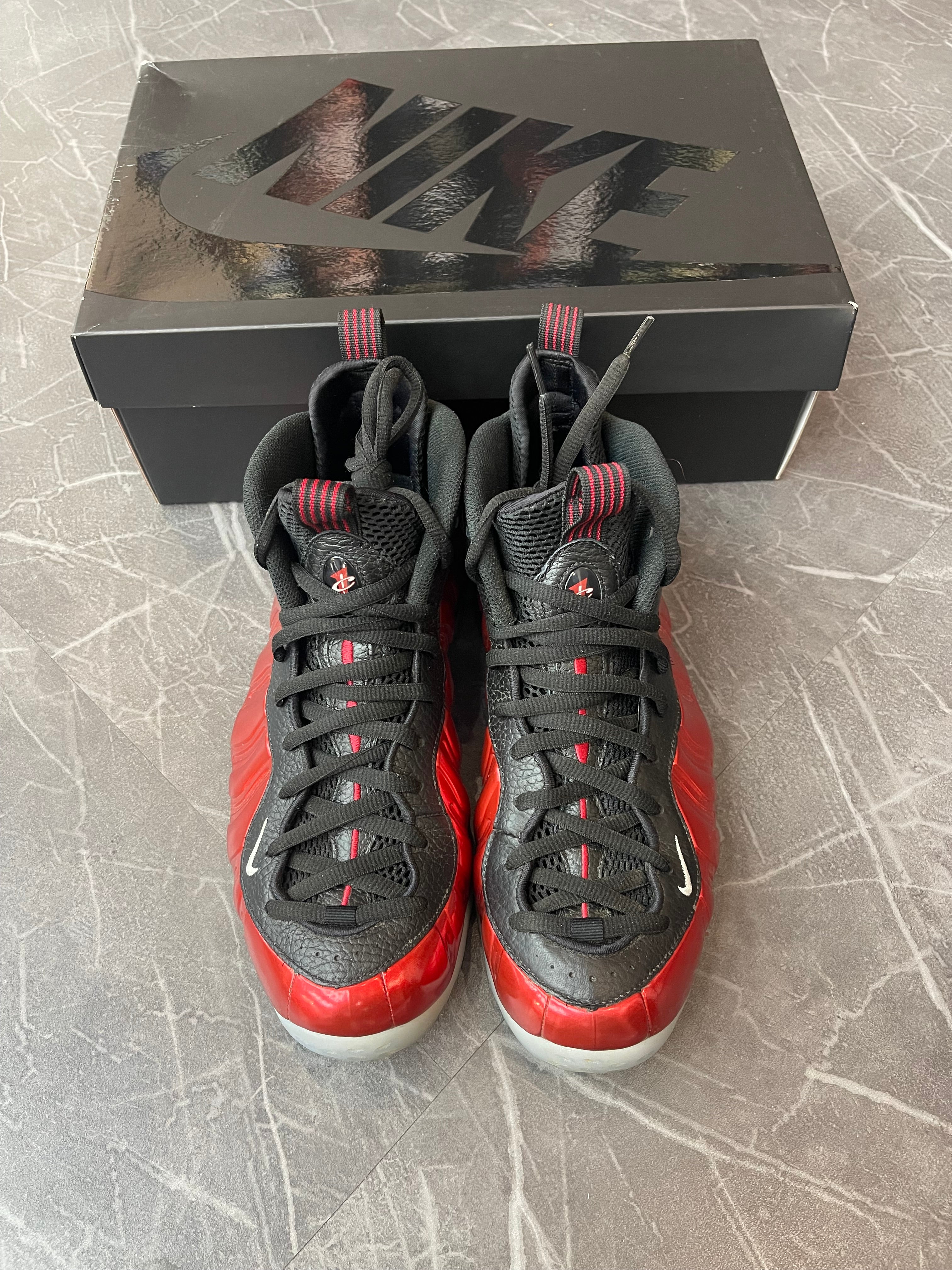 Nike Foamposite “Metallic Red”