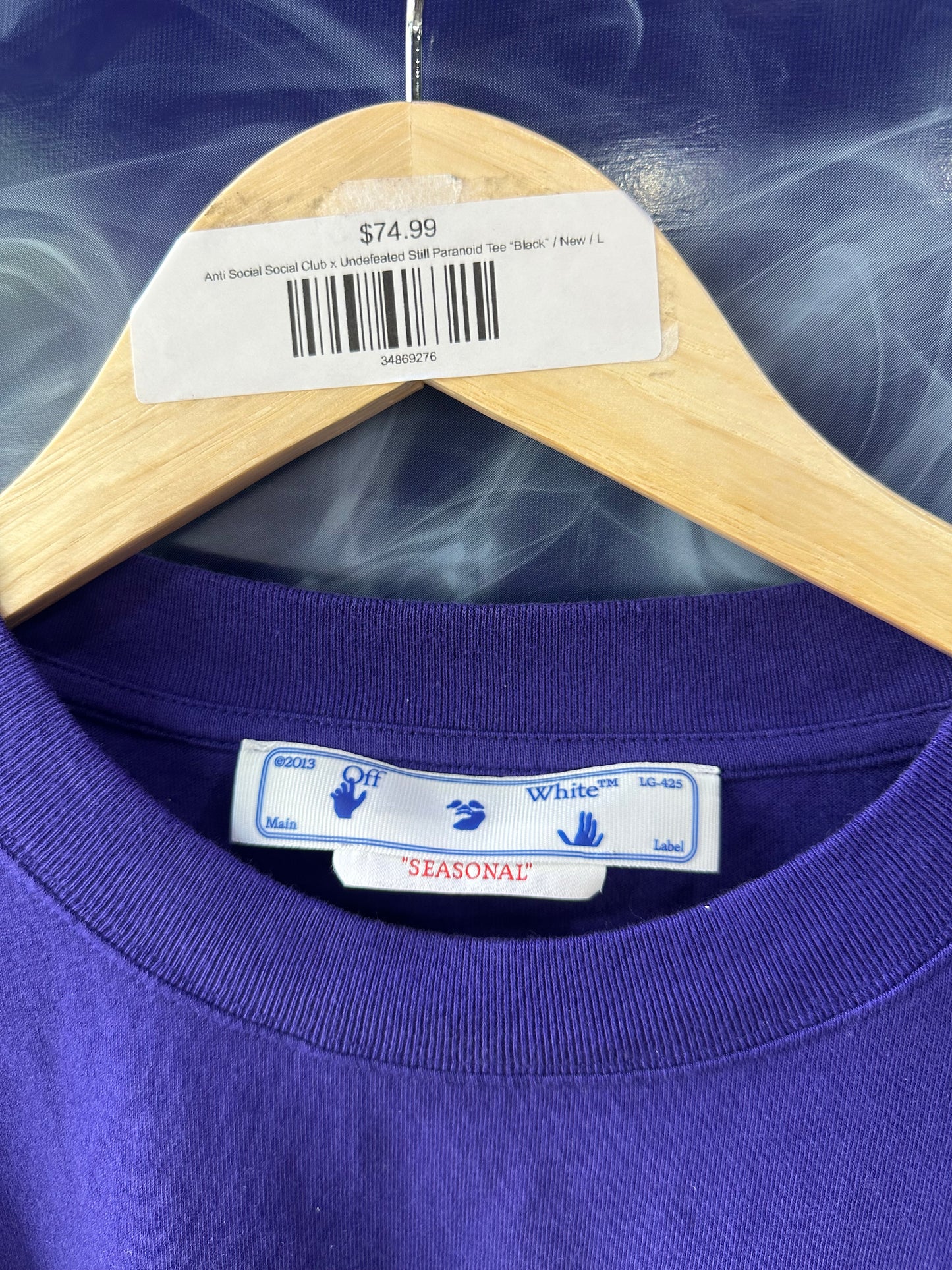 Off-White Opposite Arrow Tee “Purple”