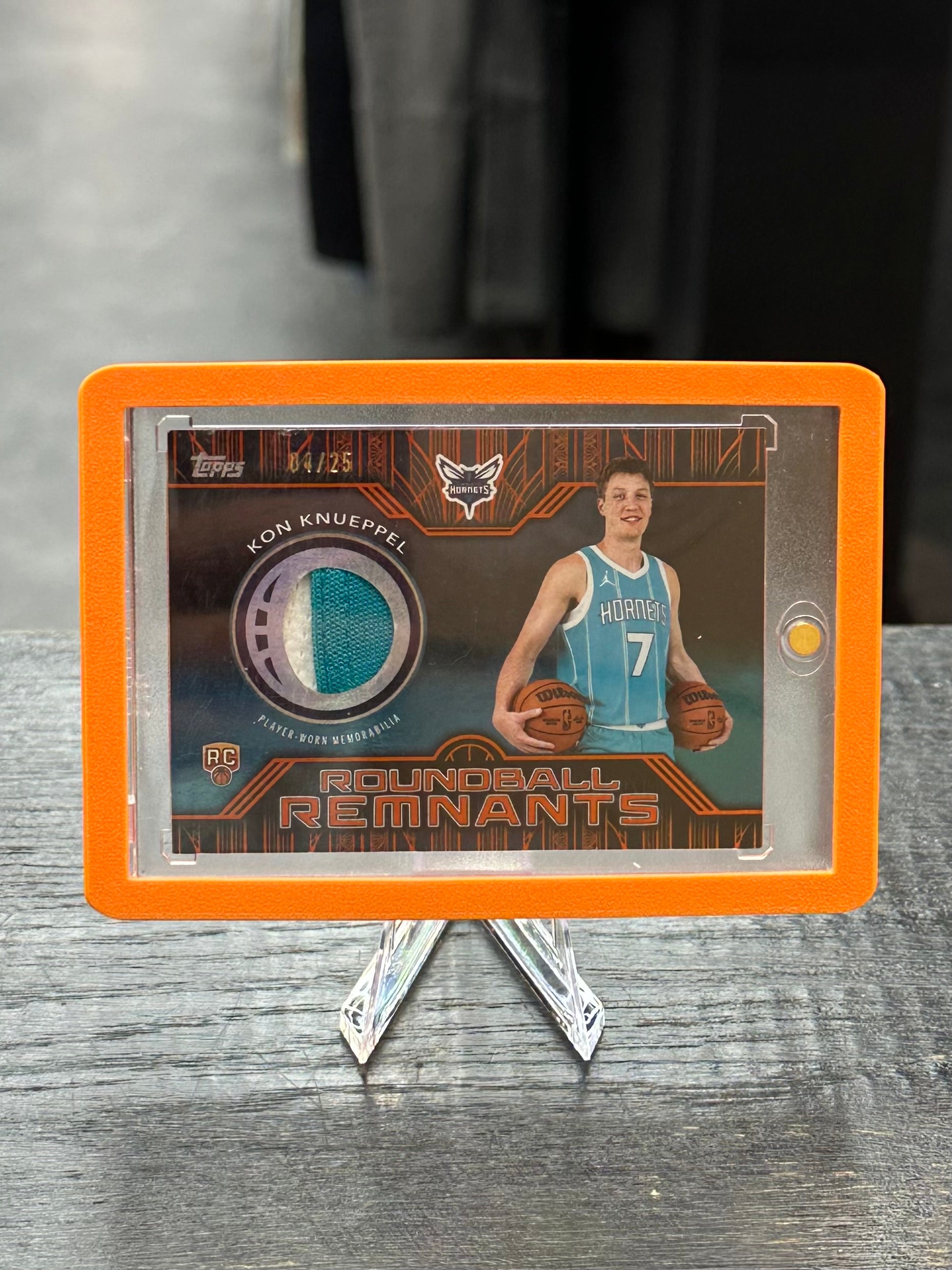 2025 Topps Kon Knueppel 2 Color patch Orange /25