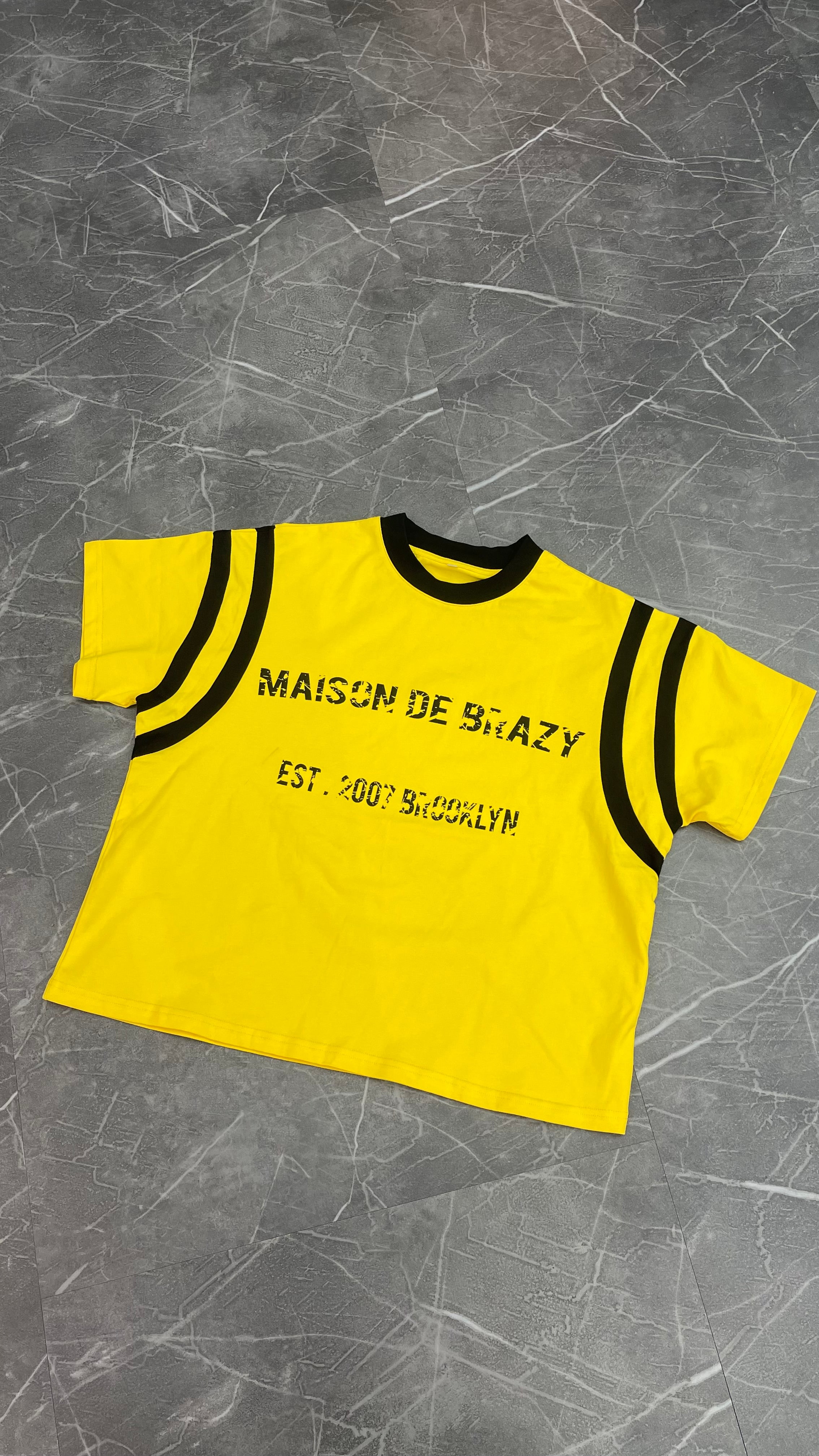 Maison De Brazy Brooklyn Tee “Yellow”