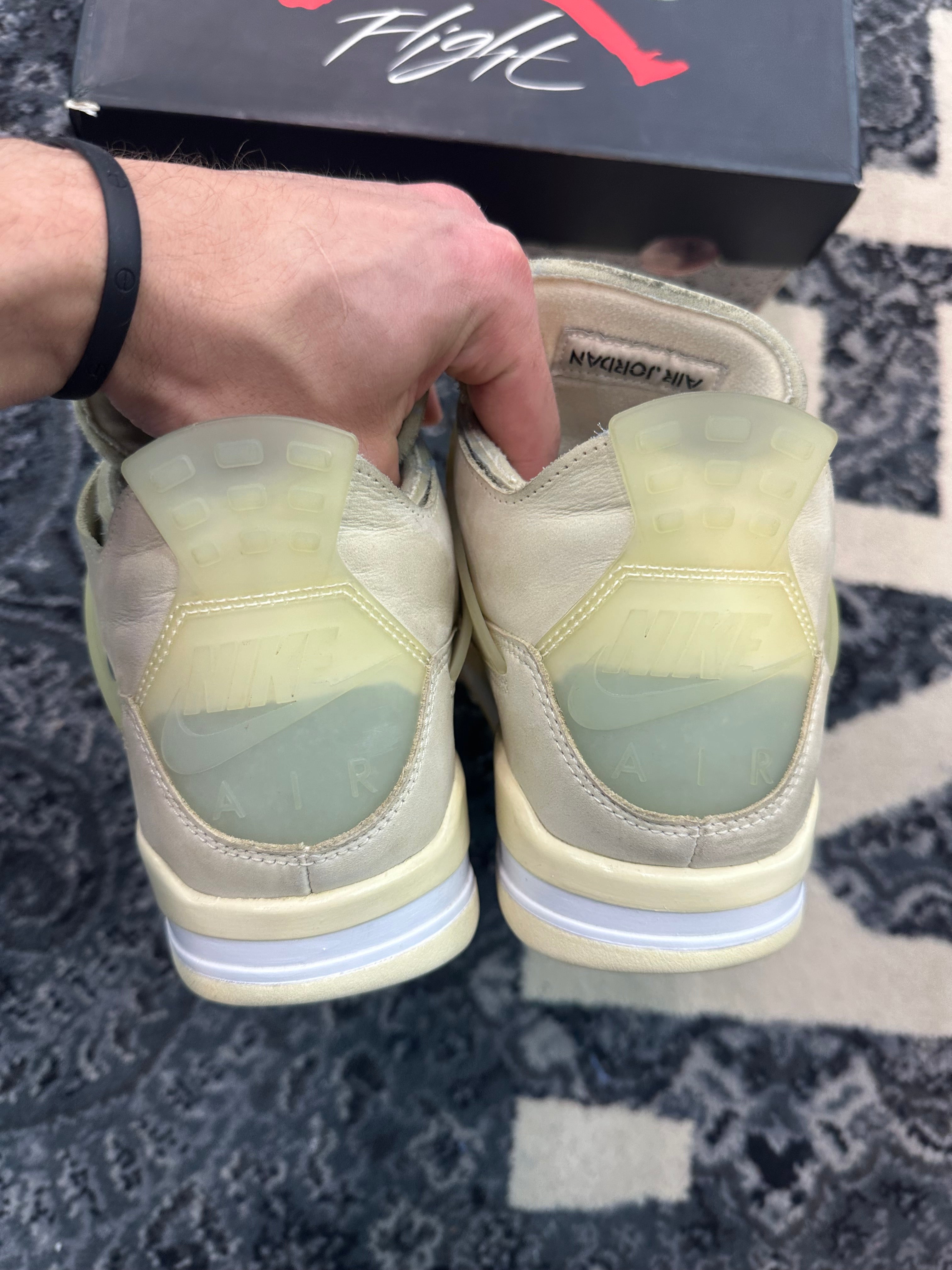 Jordan 4 Off White “Sail”