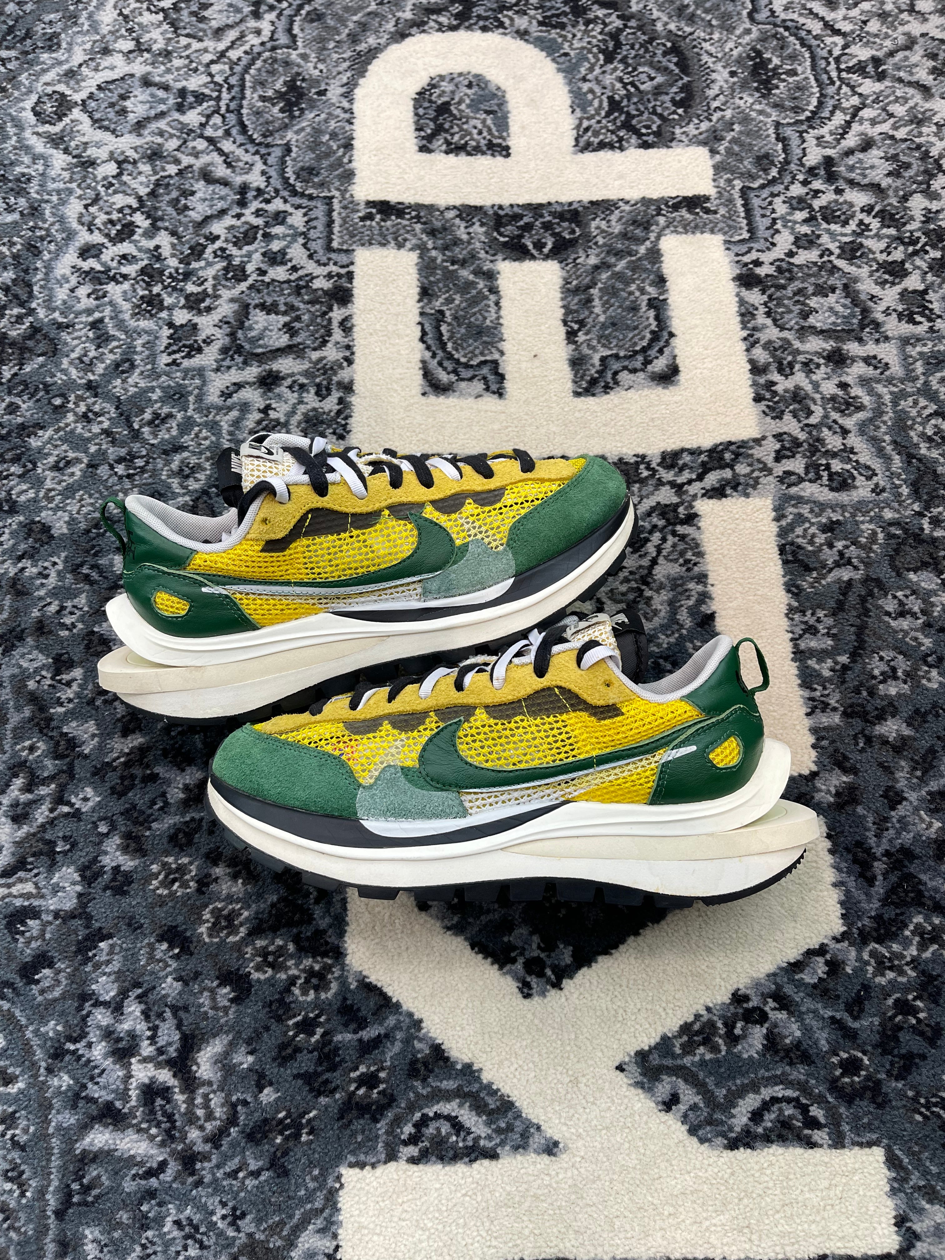 Sacai Vaporwaffle “Tour Yellow Stadium Green”