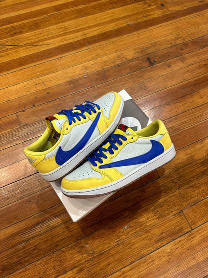 Travis Scott Jordan 1 Low “Canary”