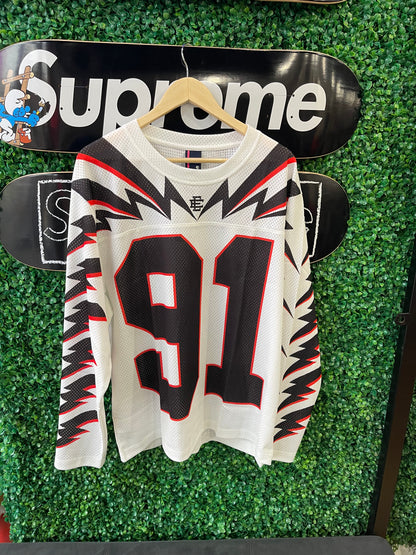 Eric Emanuel Mesh Jersey White Black
