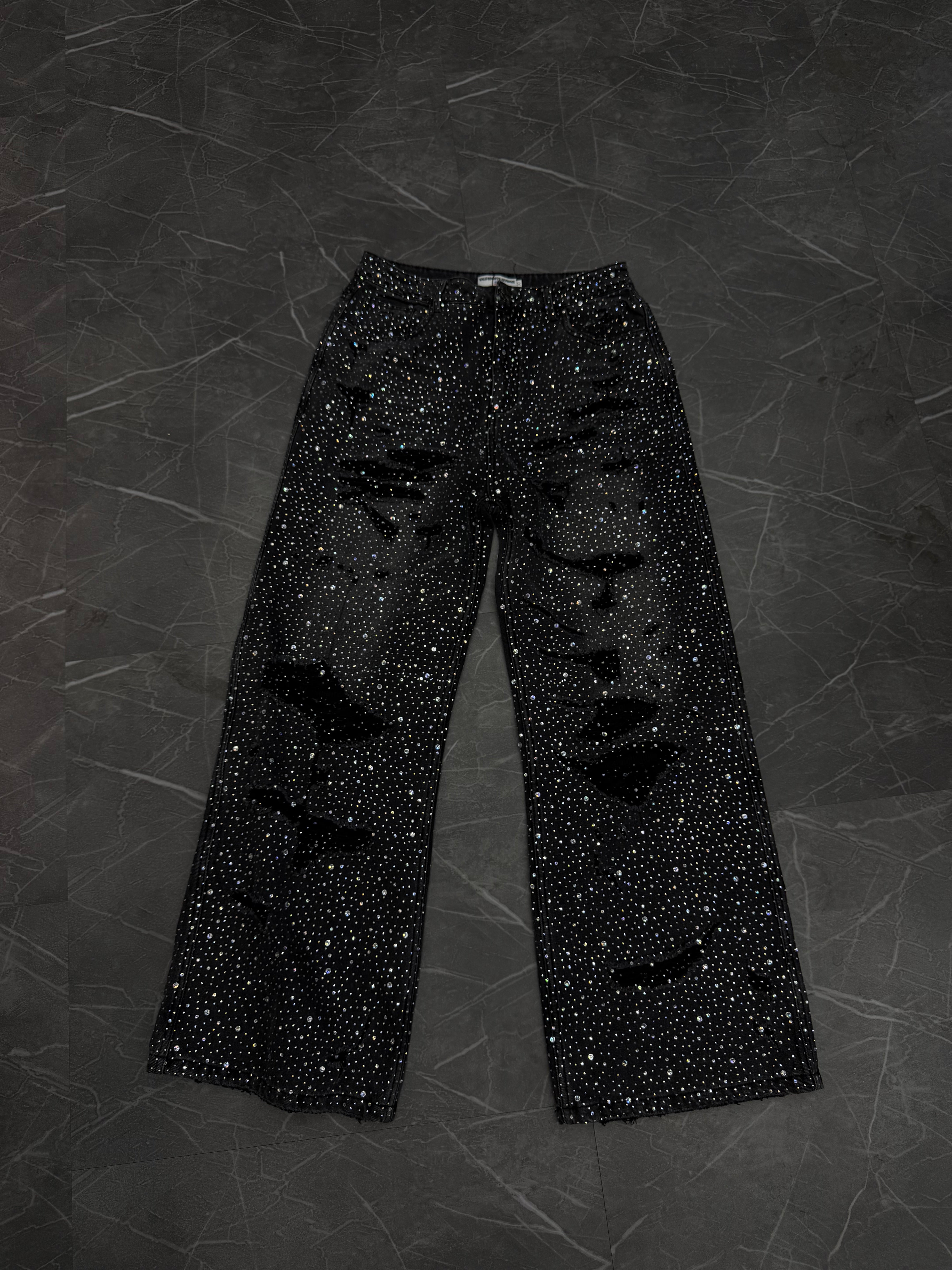 Vale Ripped Jeans “Bedazzled”