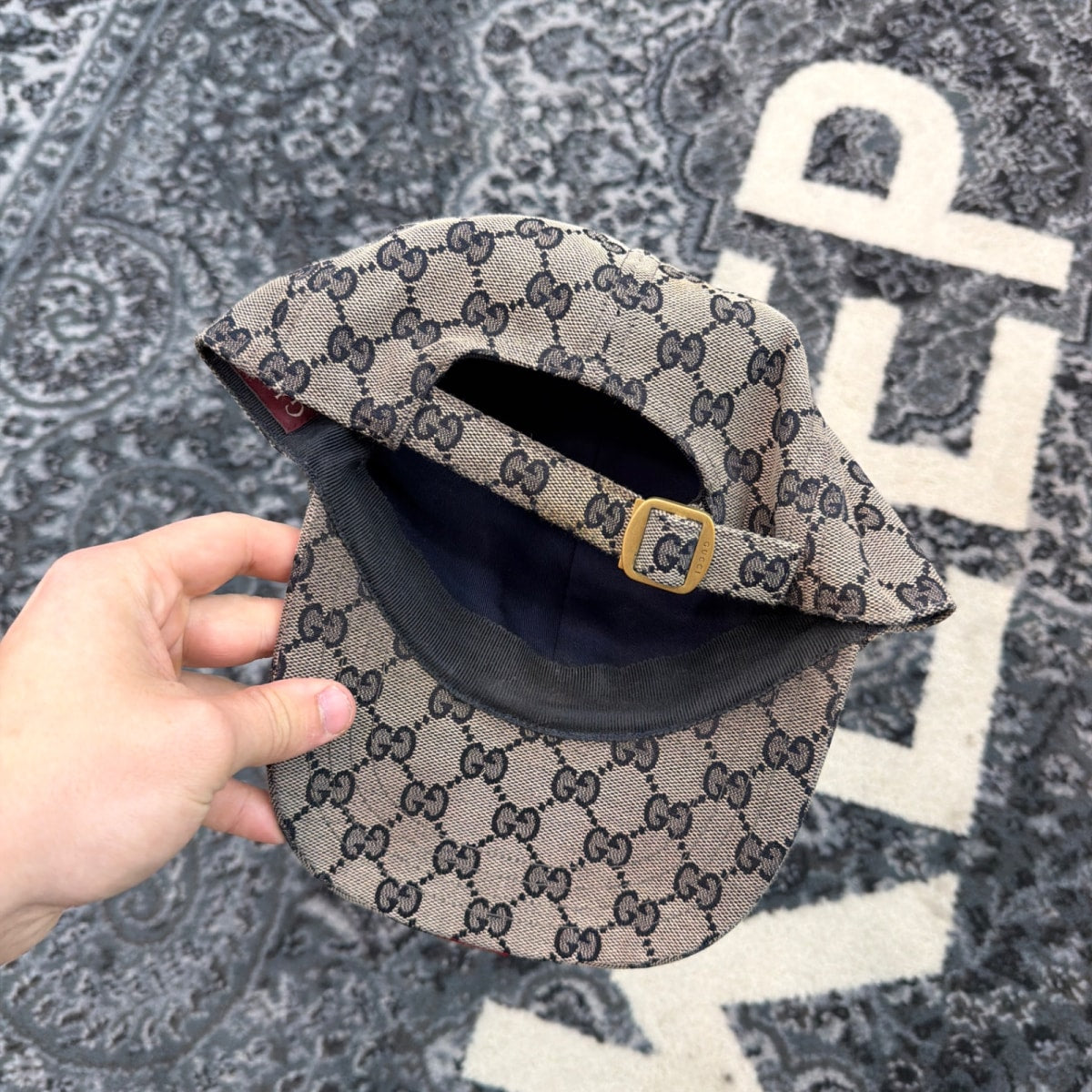 Gucci GG Canvas Baseball Monogram Baseball Hat - Image 2