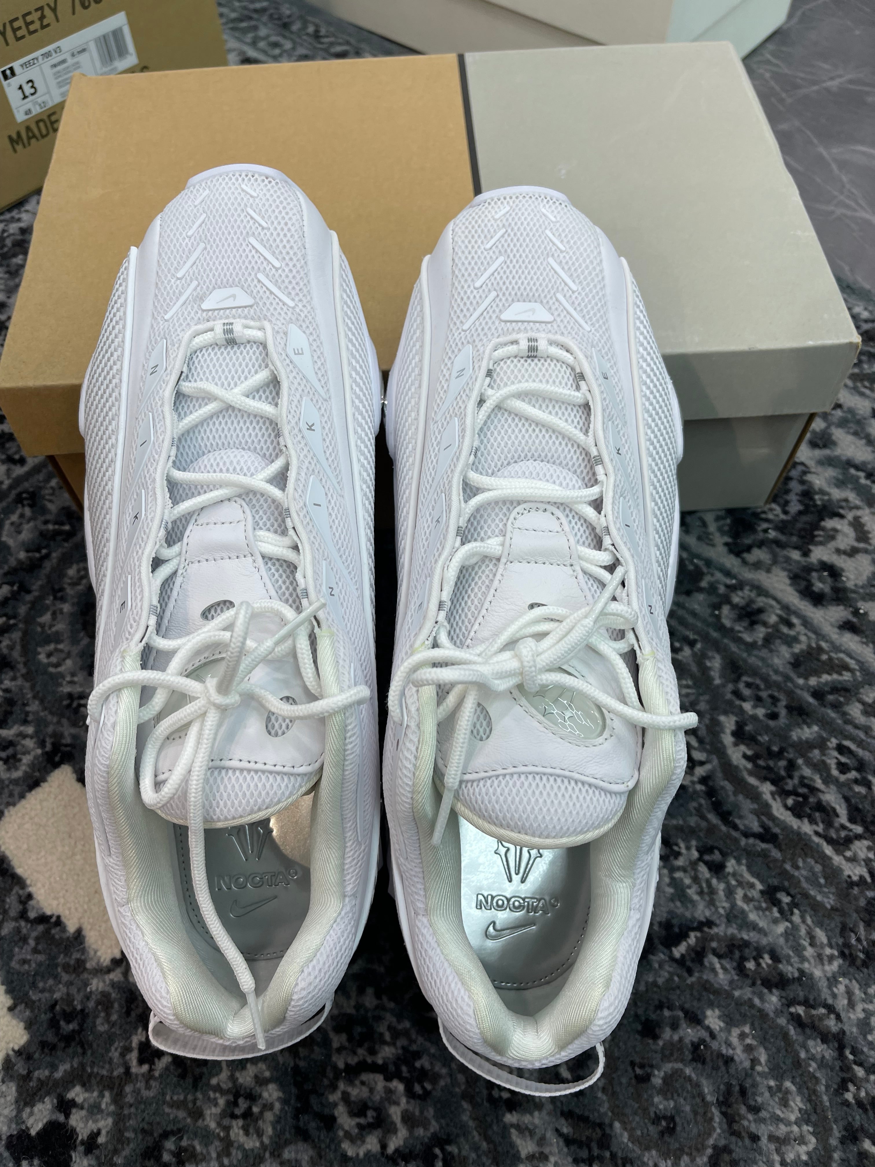 Nike NOCTA Glide Drake “White Chrome”
