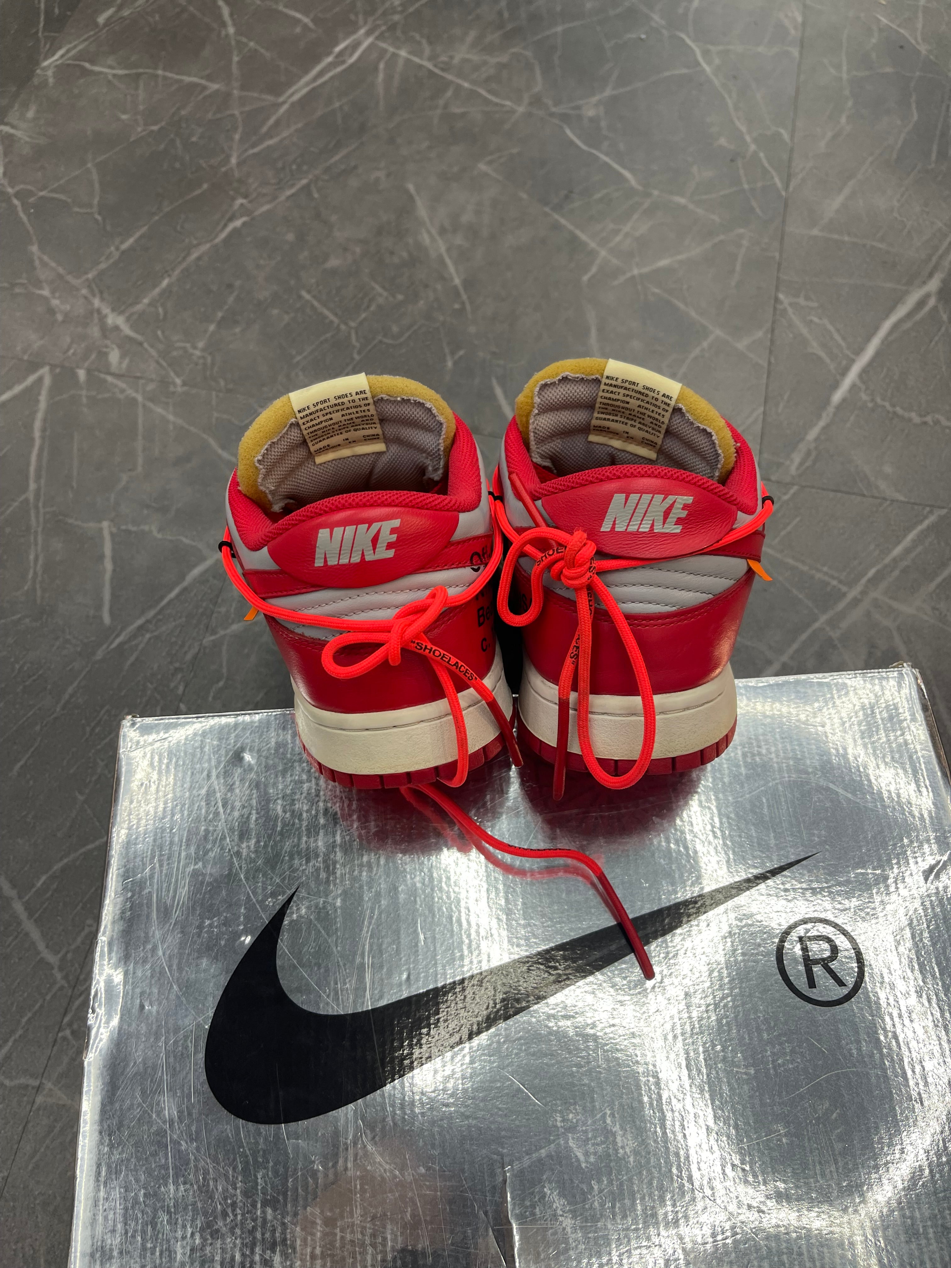 Nike Dunk Low x Off-White “University Red”