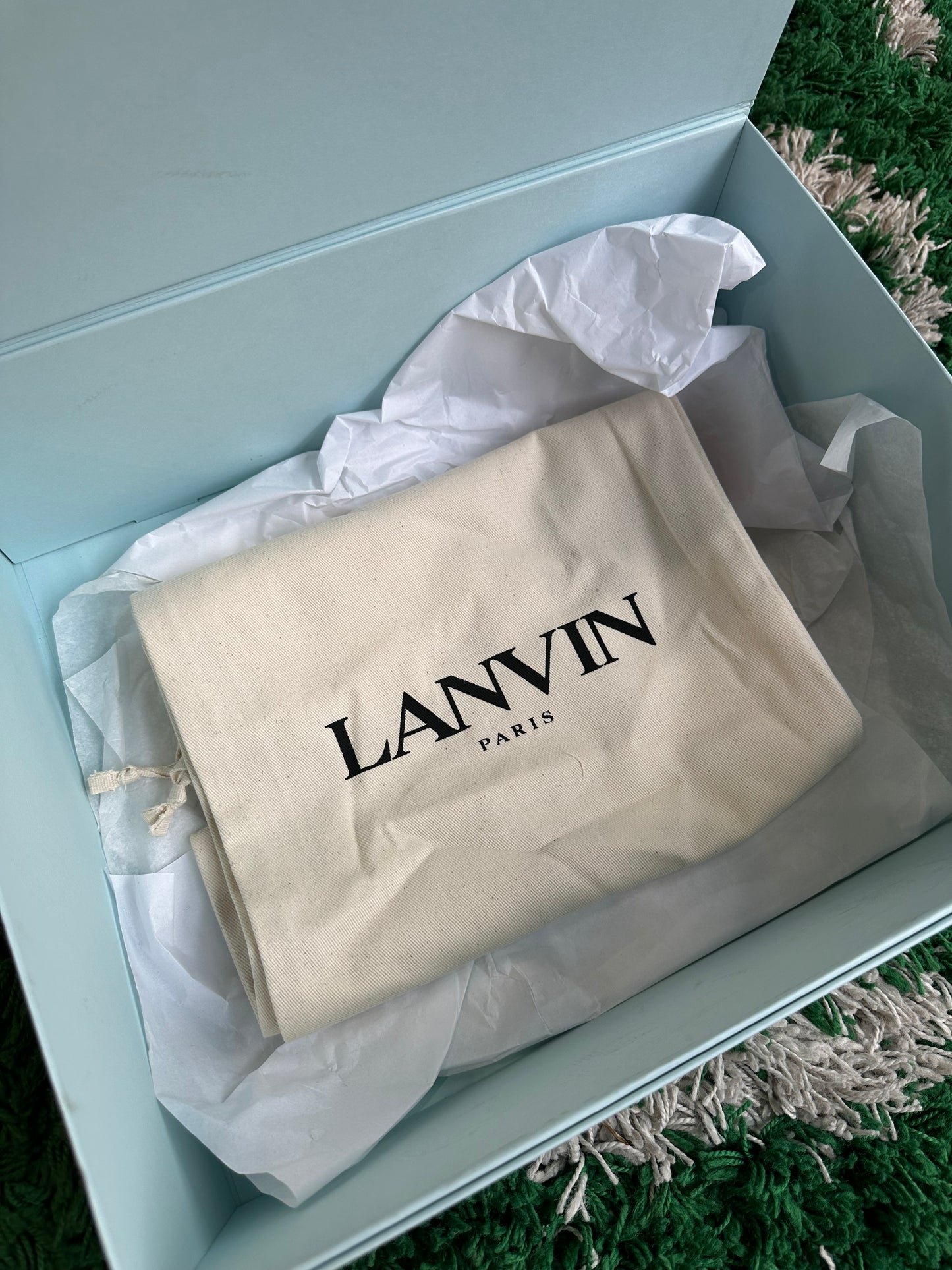 Lanvin Curb Sneakers “White Fluo Yellow”
