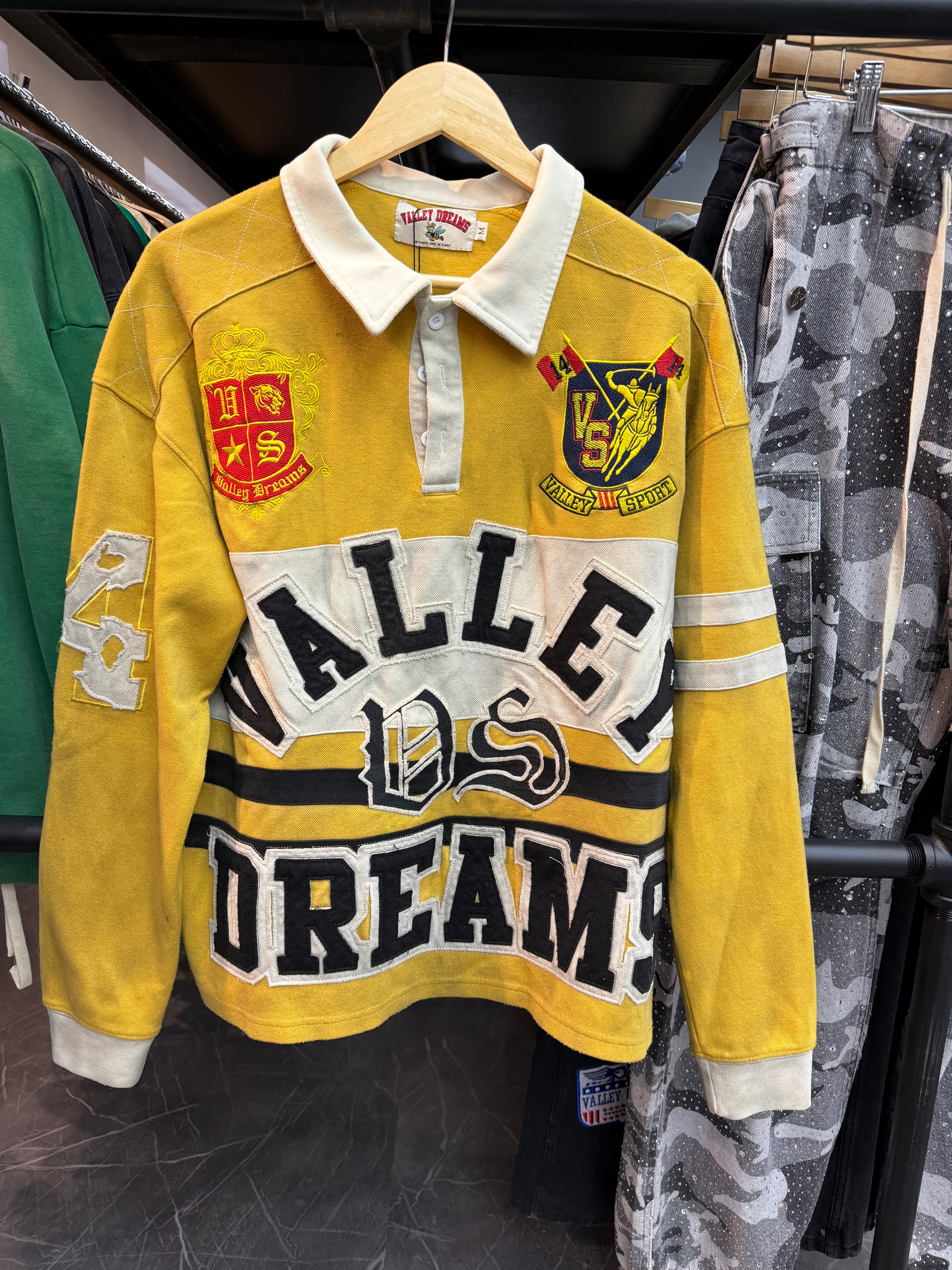 Vale Forever Dreams Rugby Polo “Mustard”