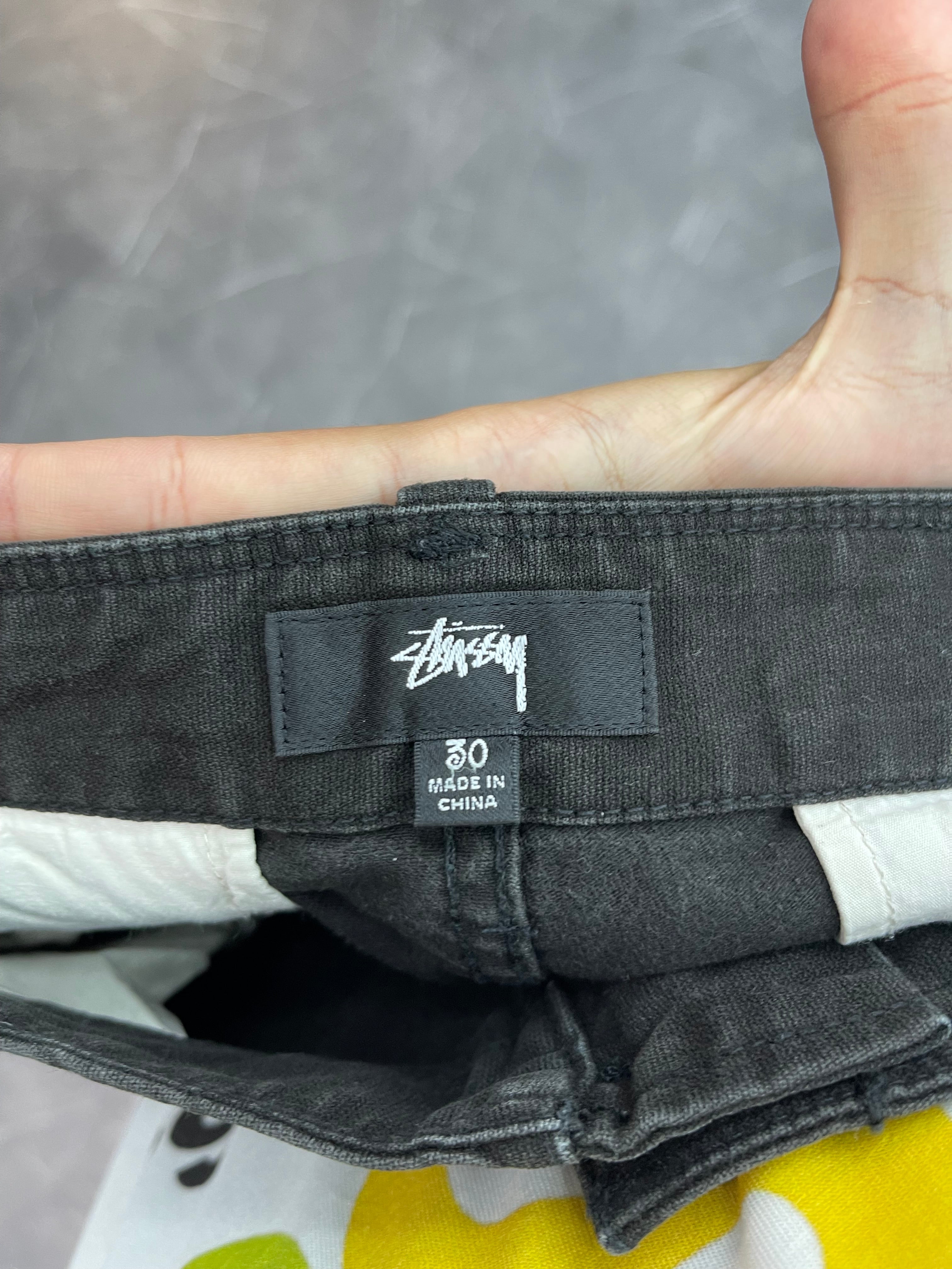 Stussy Black Cargo Pant (30)