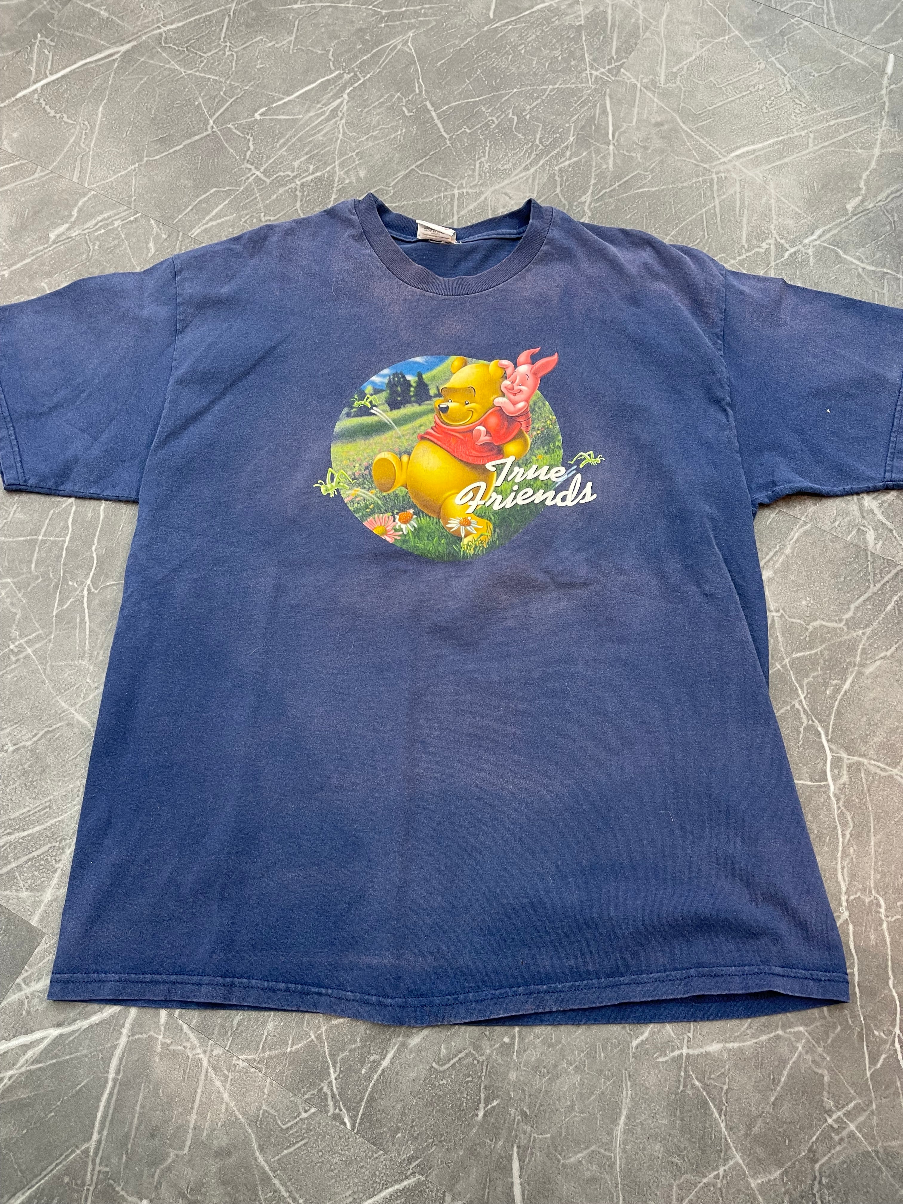 Winnie The Poo Piglet Tee Navy (XL)