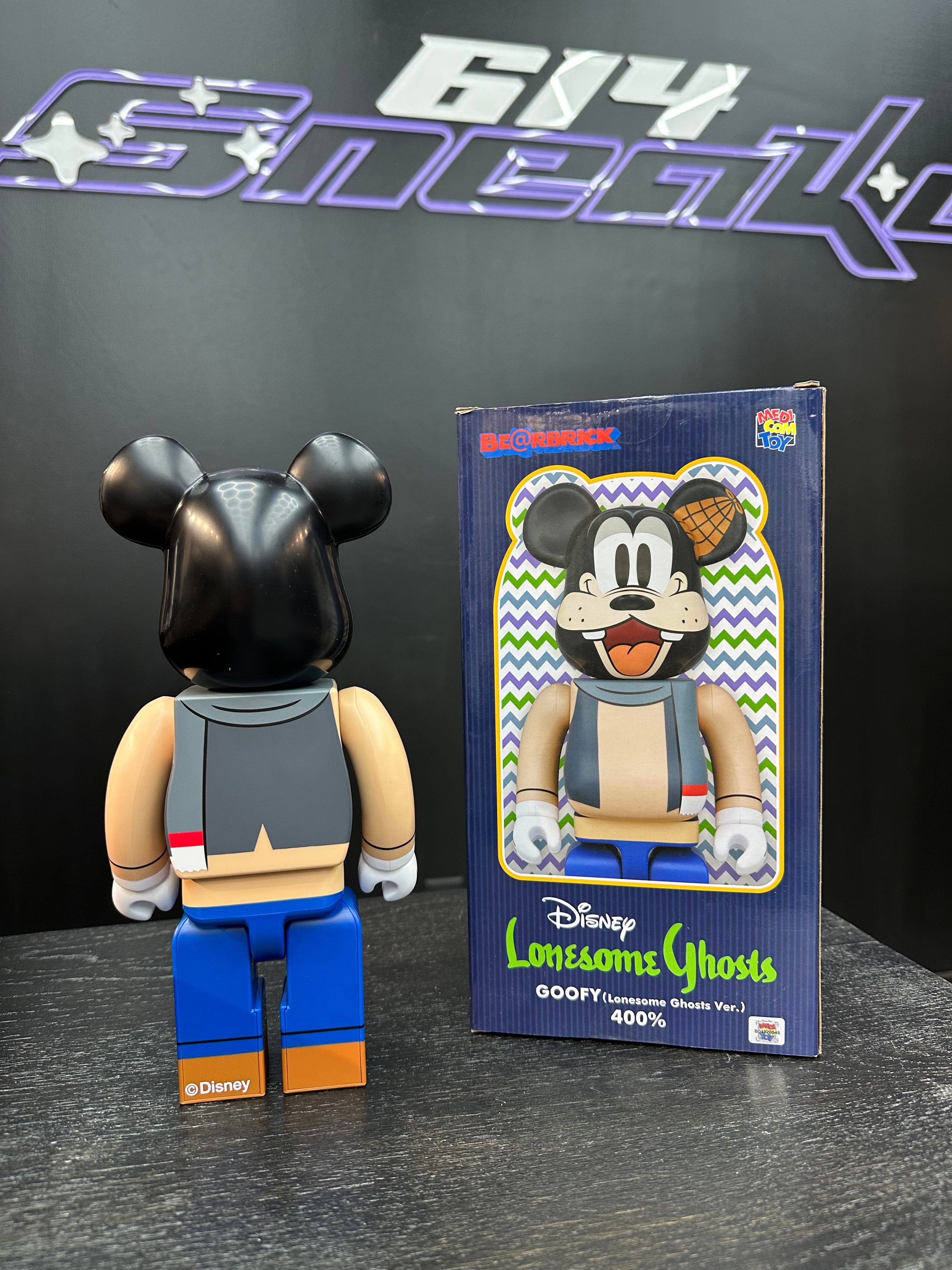 BearBrick 400% “Goofy Lonesome Ghosts”