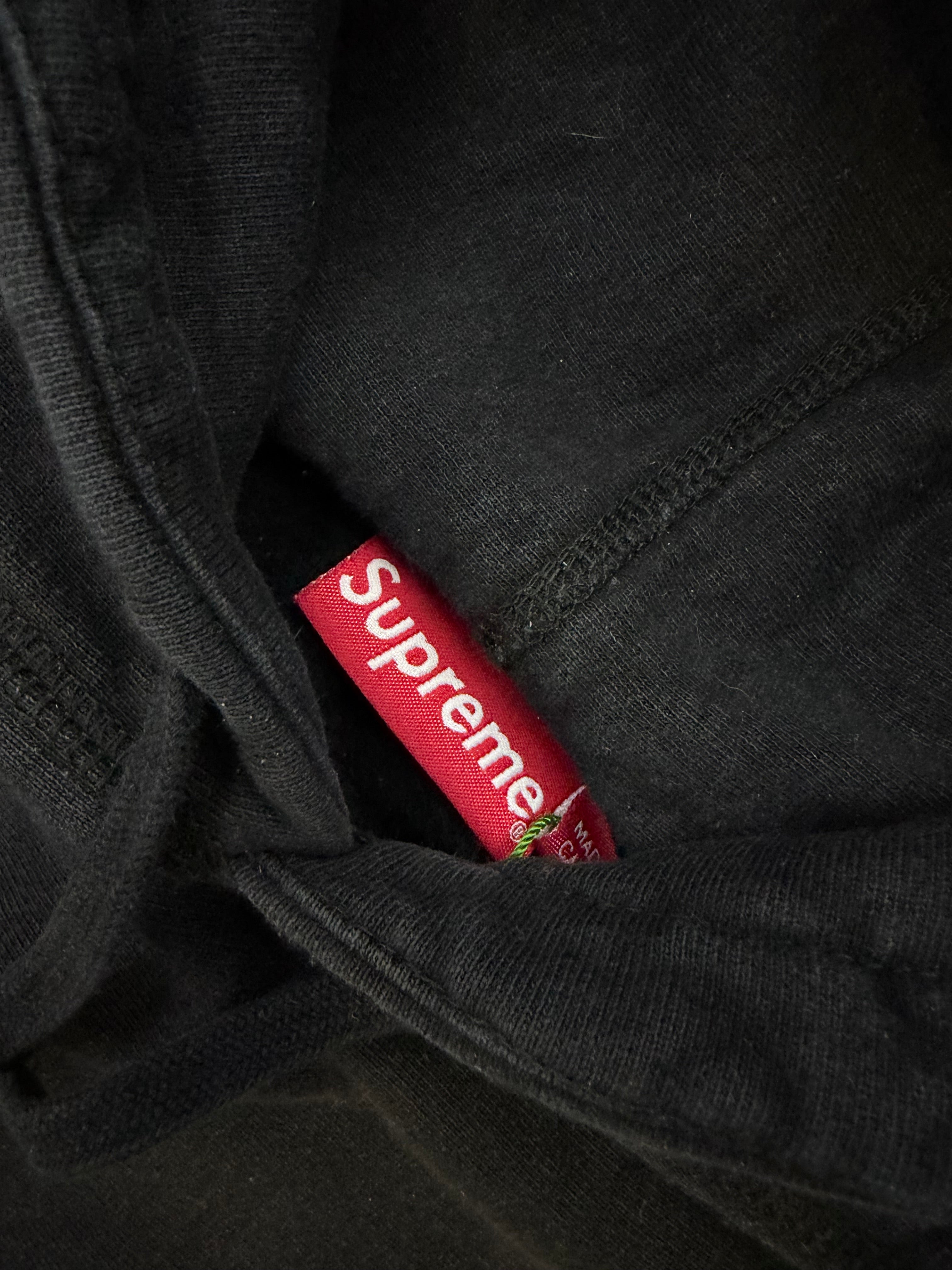 Supreme Swarovski S Logo Hoodie Black