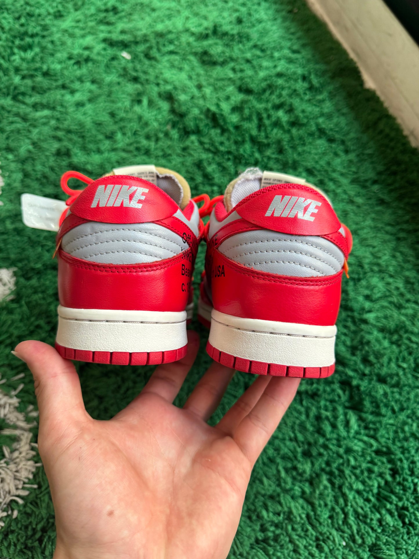 Nike Dunk Low x Off White “University Red”
