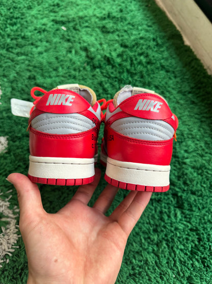Nike Dunk Low x Off White “University Red”