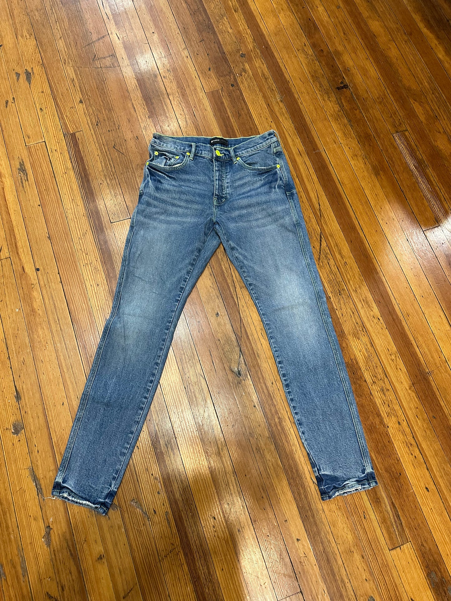 Purple Brand Jeans “Grinch Stitch” (31)