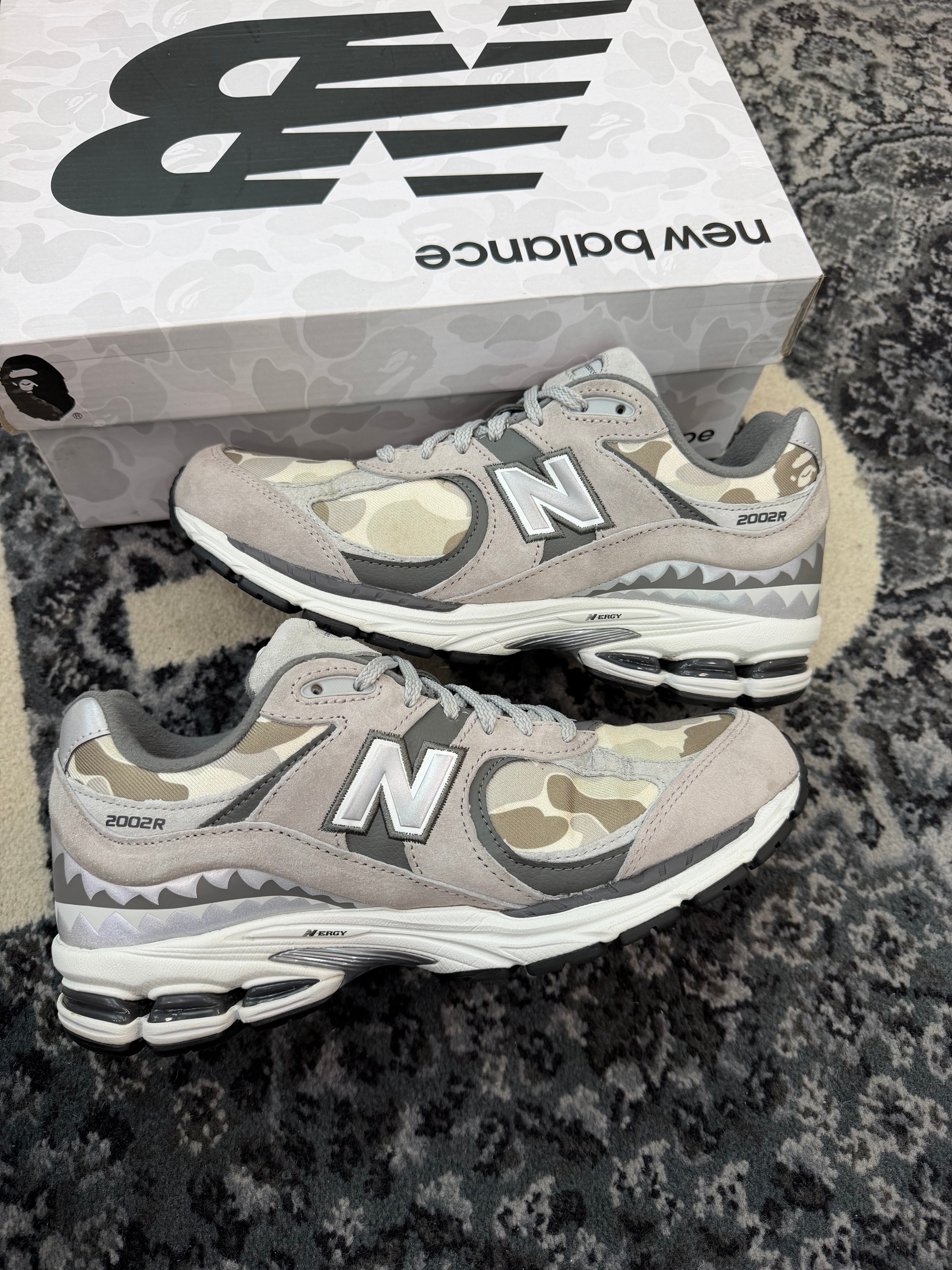 New Balance 2002r x Bape “Grey Camo”