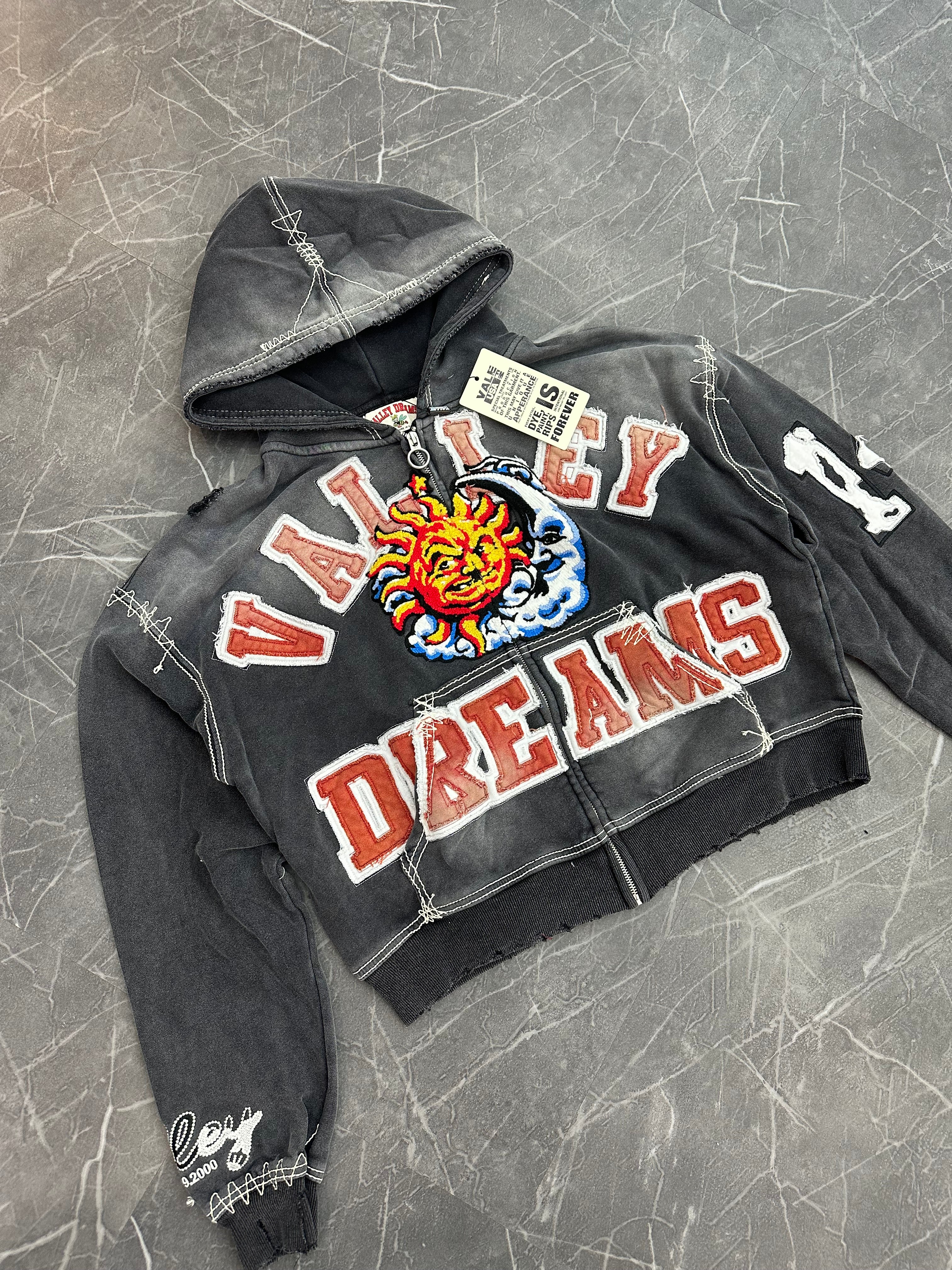 Vale Forever Sunny Zip Up Black