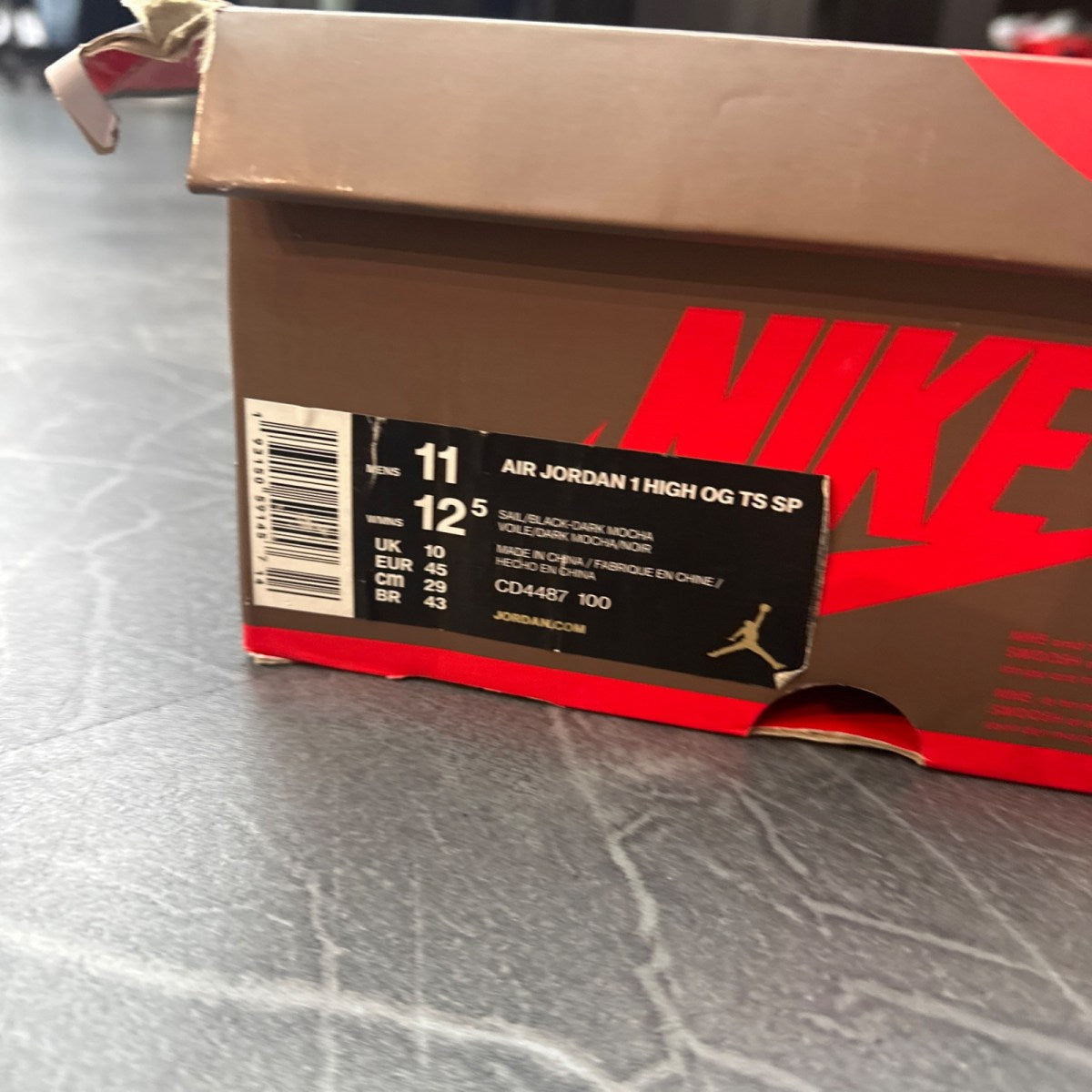 Jordan 1 Retro High OG SP Travis Scott Mocha - Image 6
