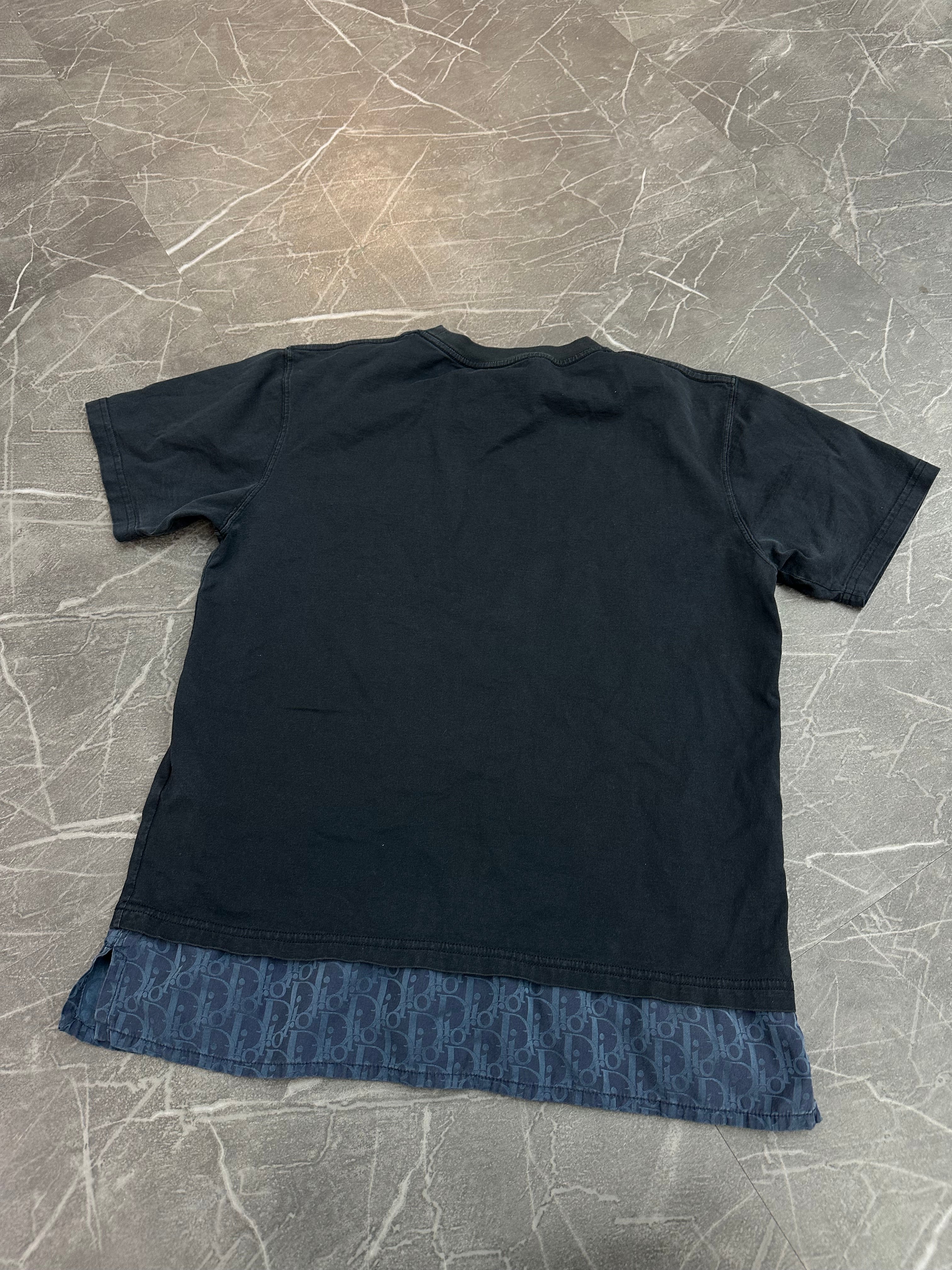 DIOR Tee Navy Oblique