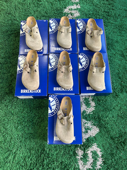 Birkenstock Clogs “Suede Taupe”