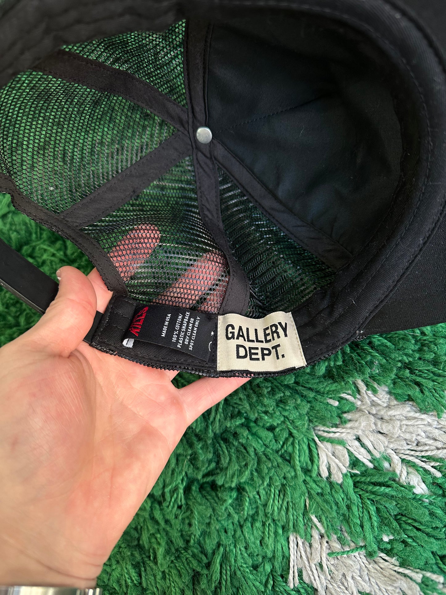 Gallery Dept Trucker Black/Red Logo