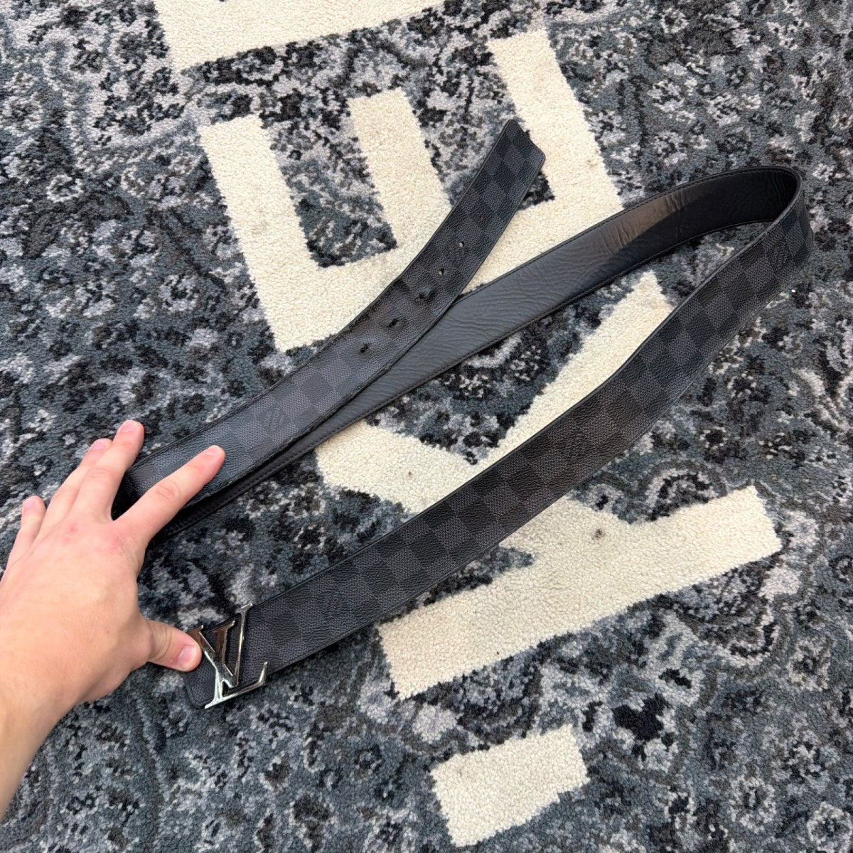 Louis Vuitton Black Monogram Belt - Image 2