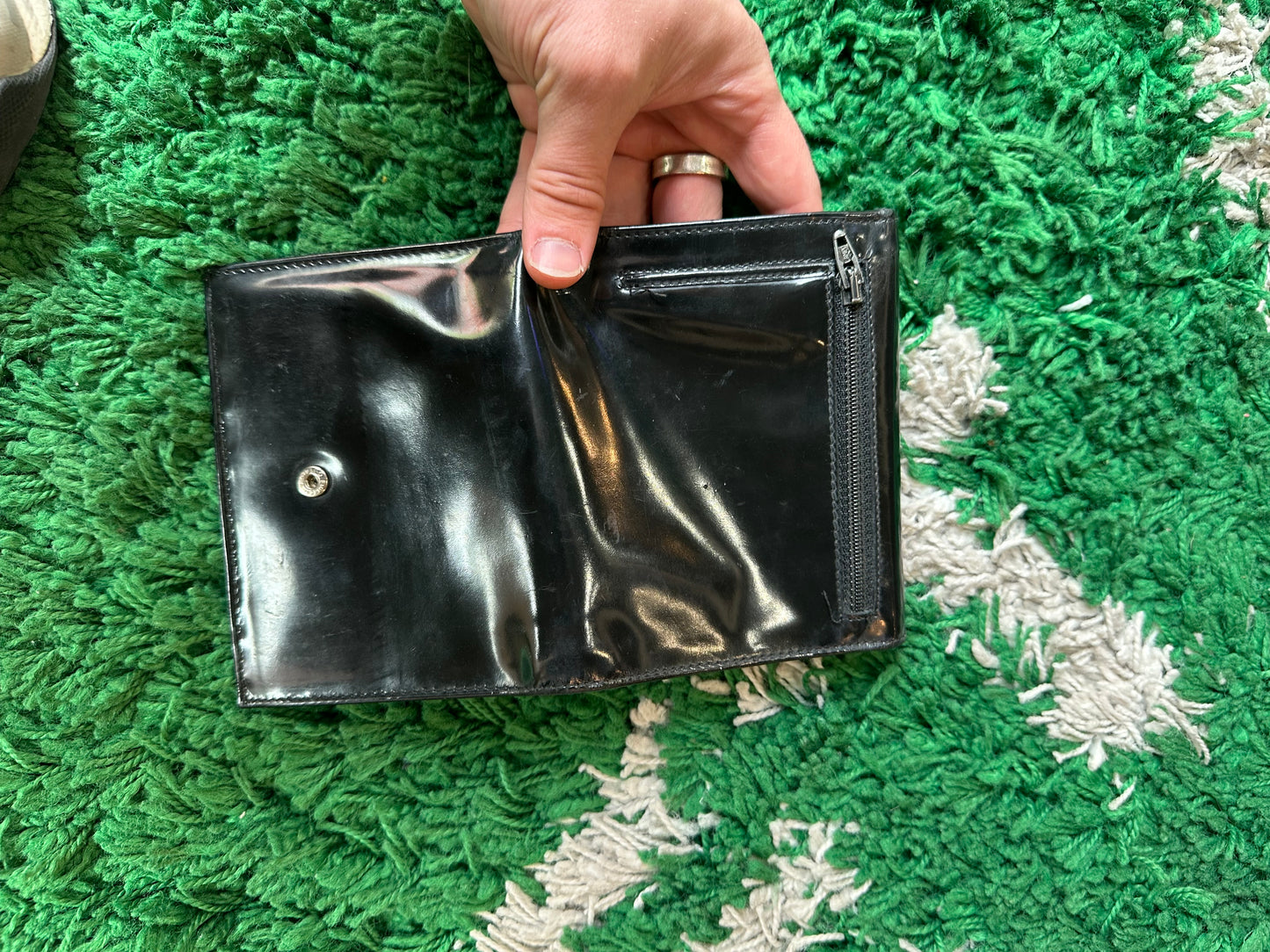 Prada Trifold Wallet Black