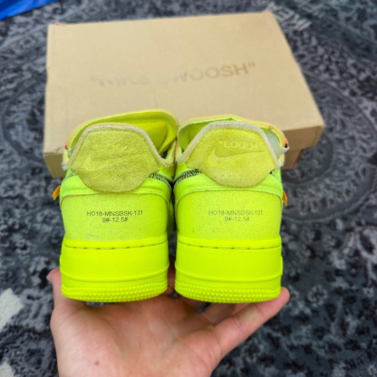 Nike Air Force 1 Low Off-White Volt - Image 4