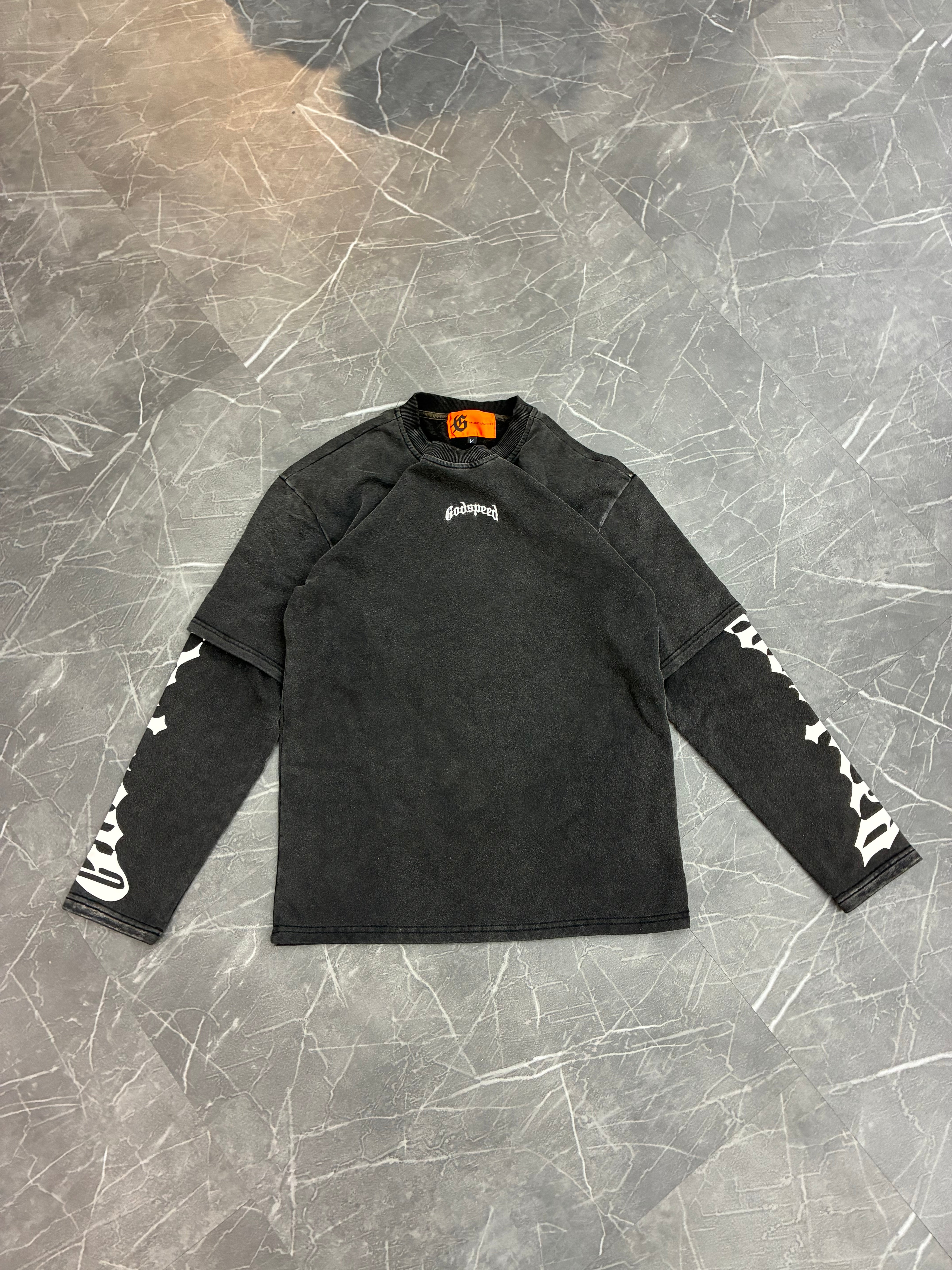 Godspeed Back Skull Long Sleeve “Black”
