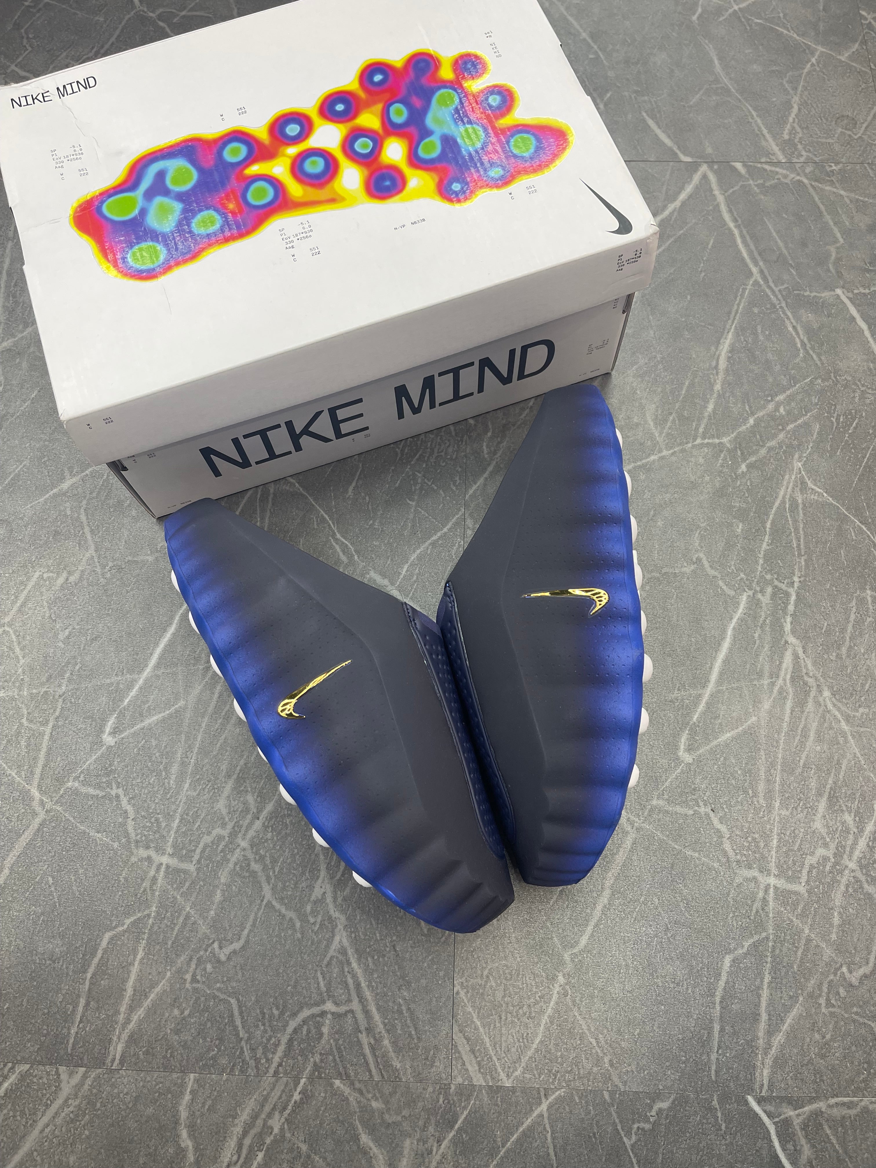 Nike Mind 001 Slide “Blackened Blue Game Royal”