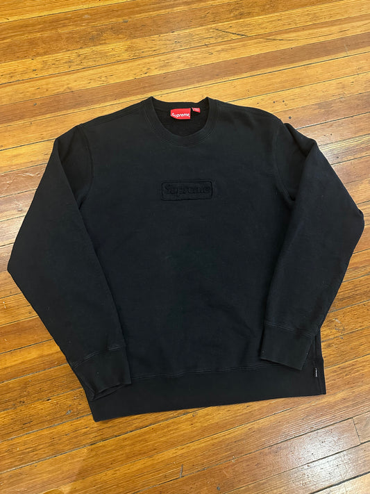 Supreme Crewneck Box Logo furry Black